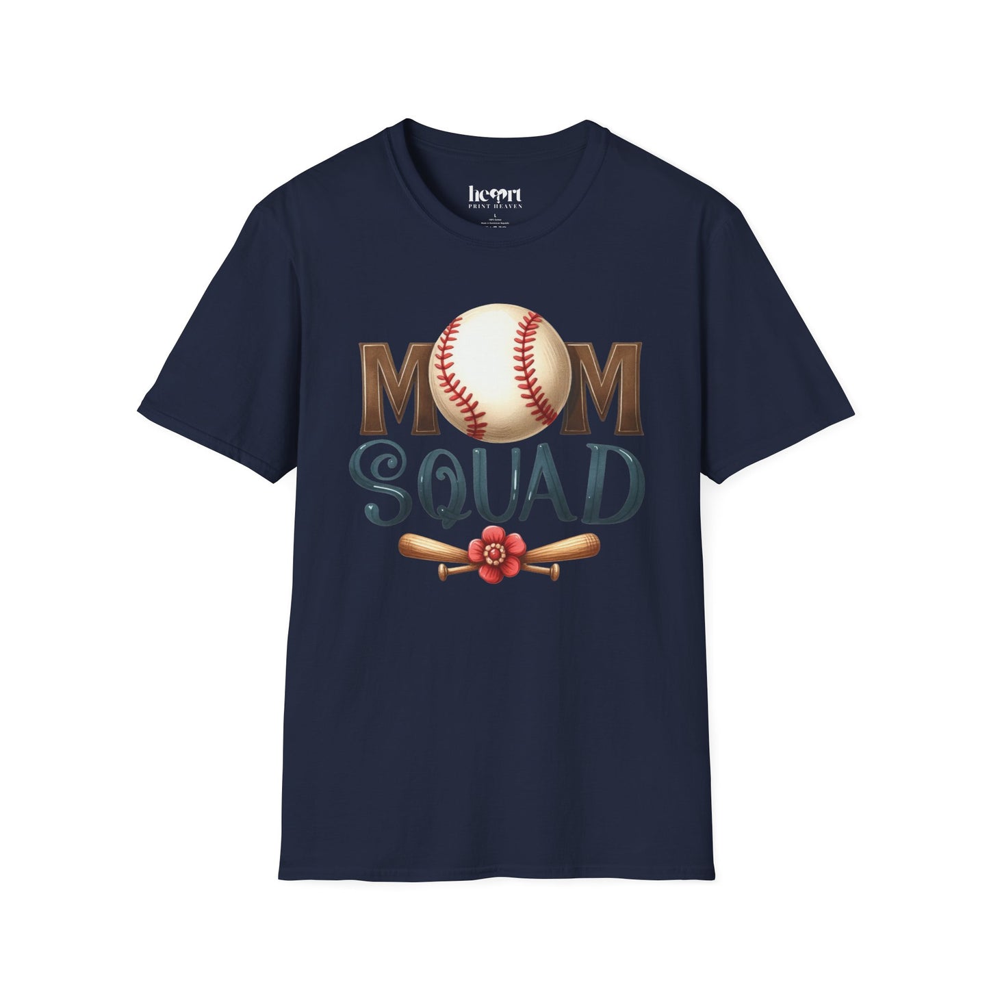 Mom Squad Baseball T-Shirt βΎπΈ β Game Day Tee for Proud Baseball Moms
