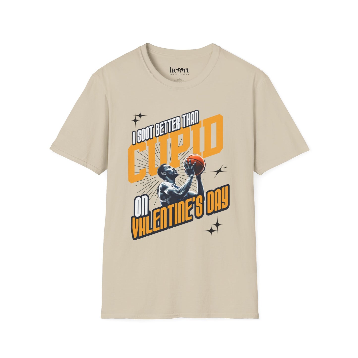 I Shoot Better Than Cupid on Valentine's Day β Funny Basketball T-Shirt