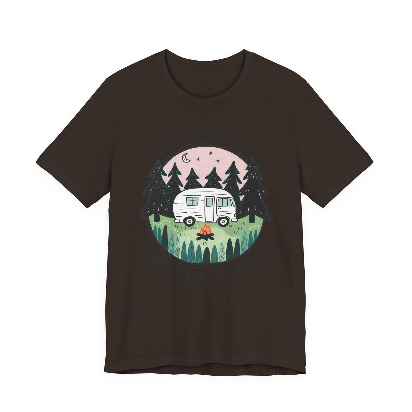 Making Memories One Campsite at a Time – Retro RV Camping Shirt