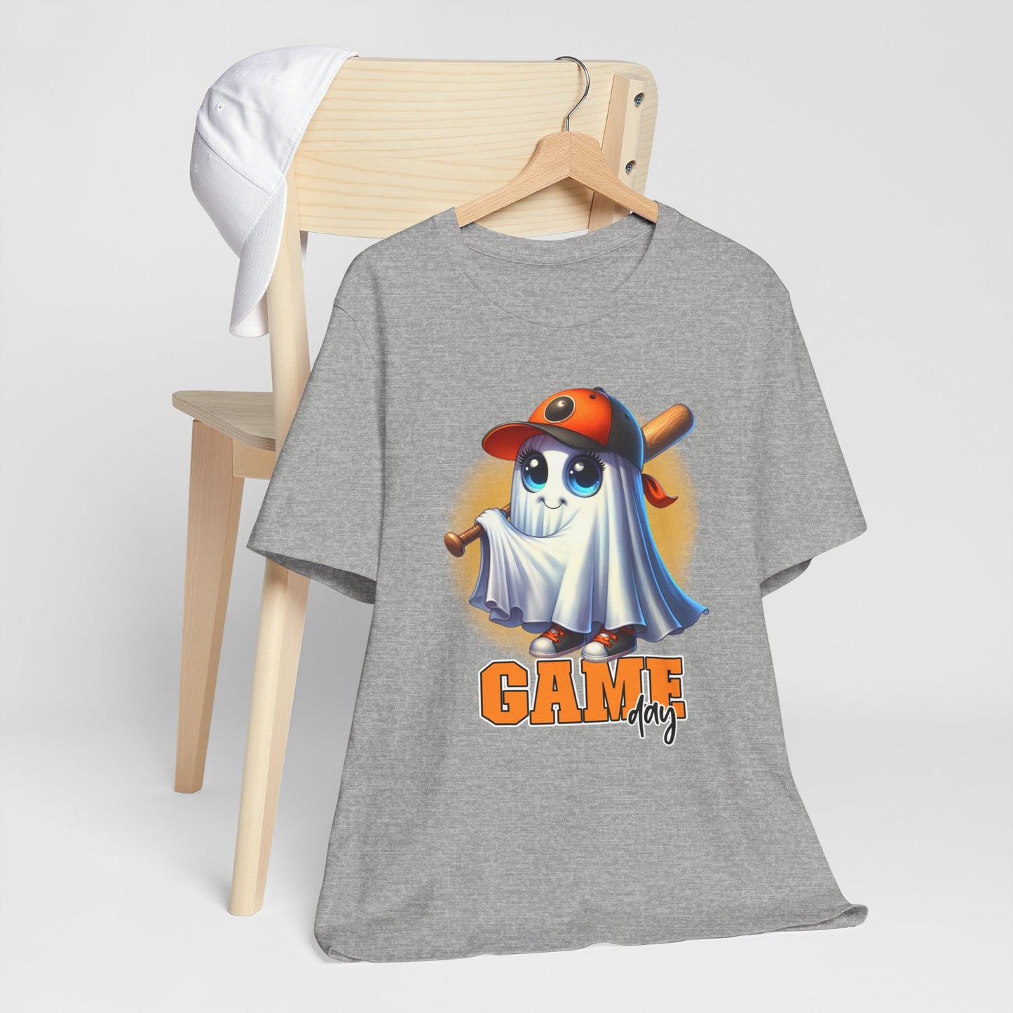 Game Day Cute Baby Ghost Baseball T-shirt