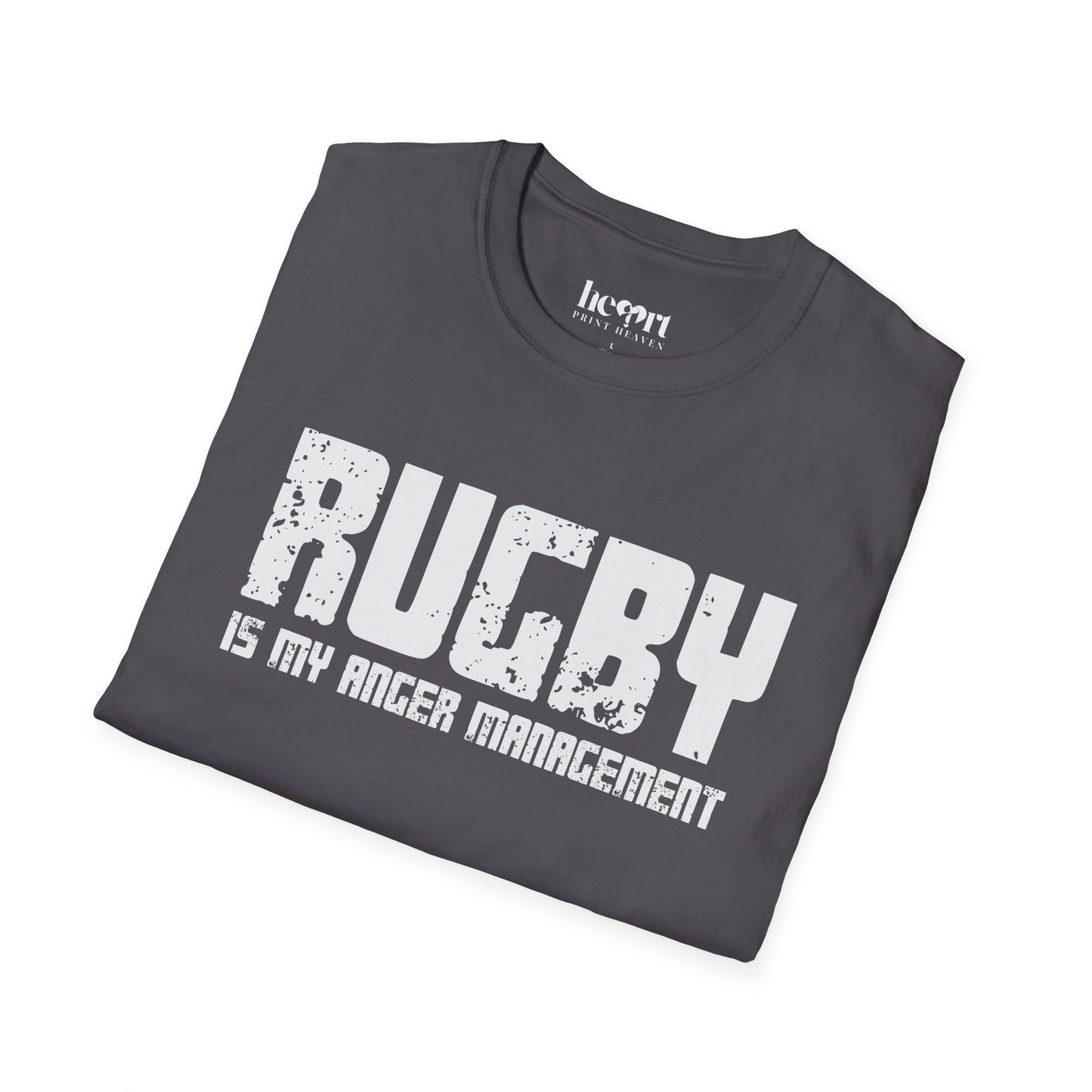 Rugby Is My Anger Management T-Shirt – Funny Rugby Lover's Tee 🏉😂