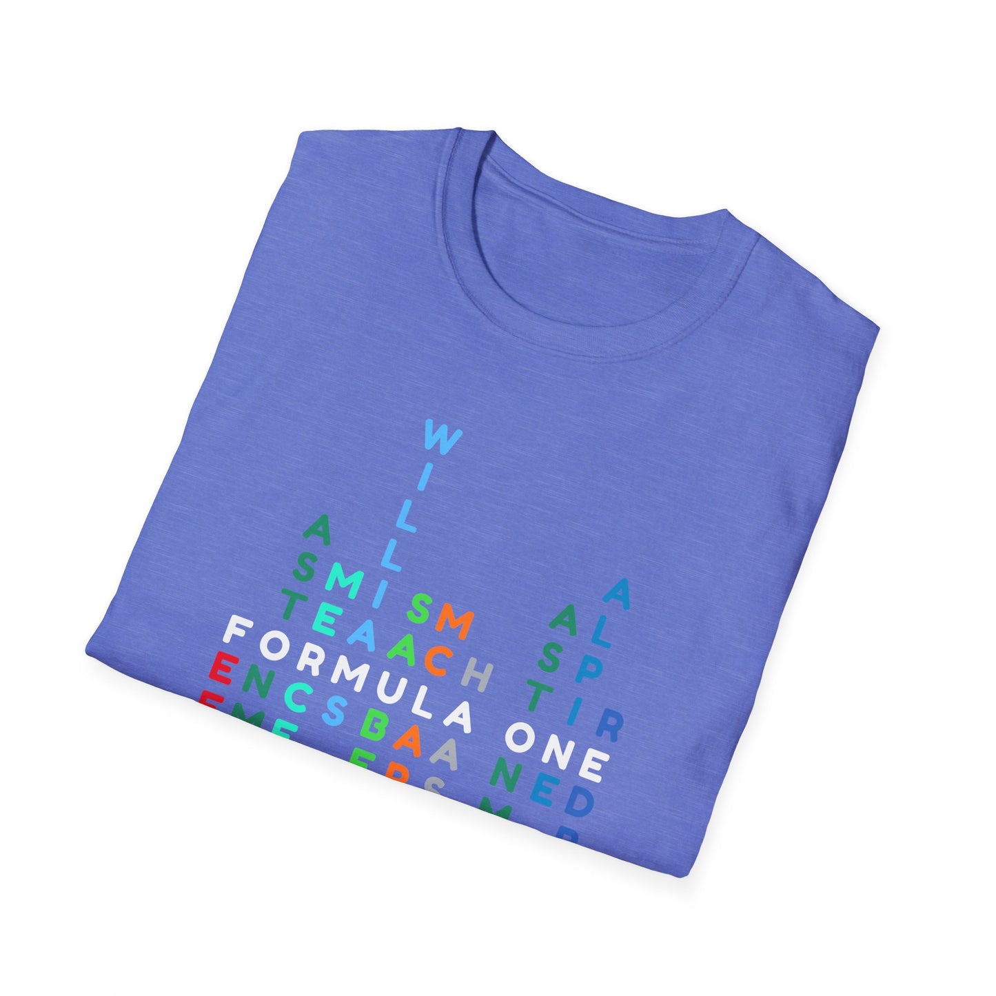 Formula 1 Team Word Art T-Shirt β Unique Grid Design for F1 Fans