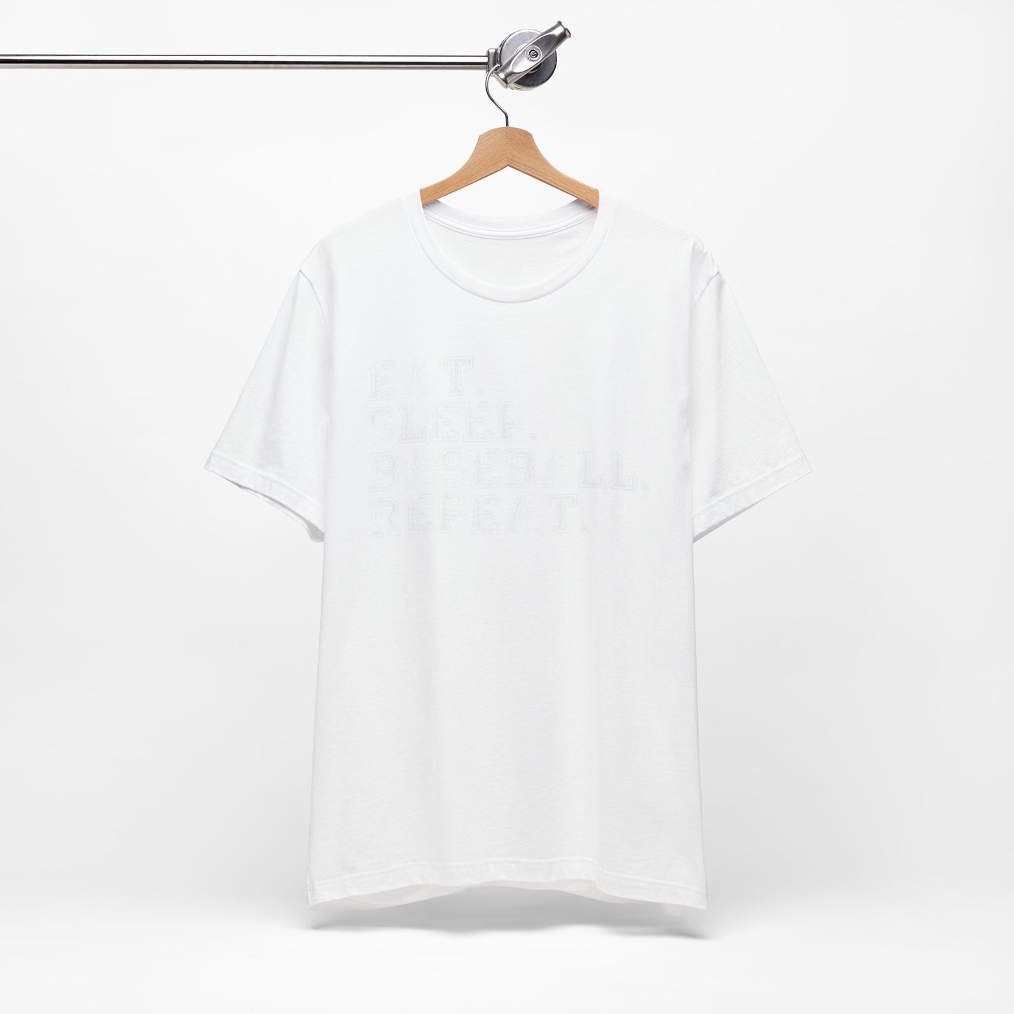 EAT SLEEP BASEBALL REPEAT Baseball T-shirt