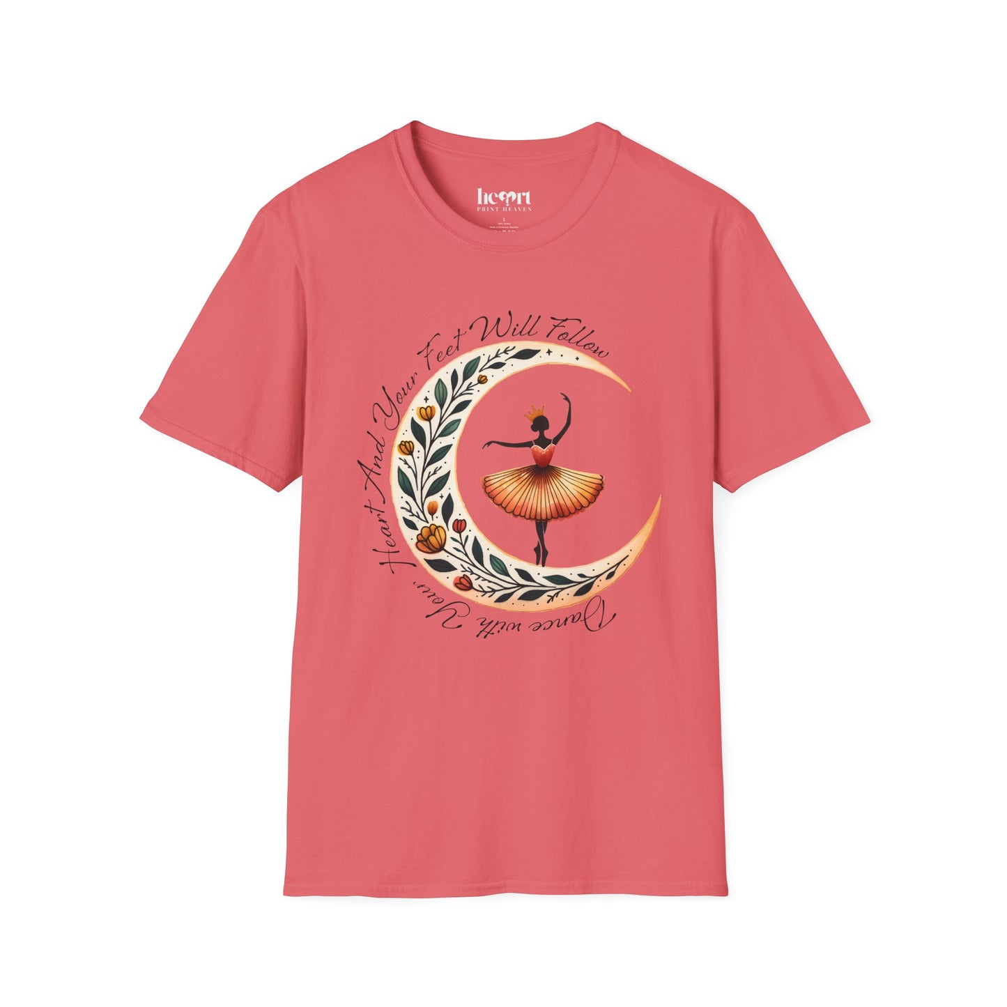 Inspirational 'Dance with Your Heart' T-Shirt – Motivational Dance Apparel for Enthusiasts 💃