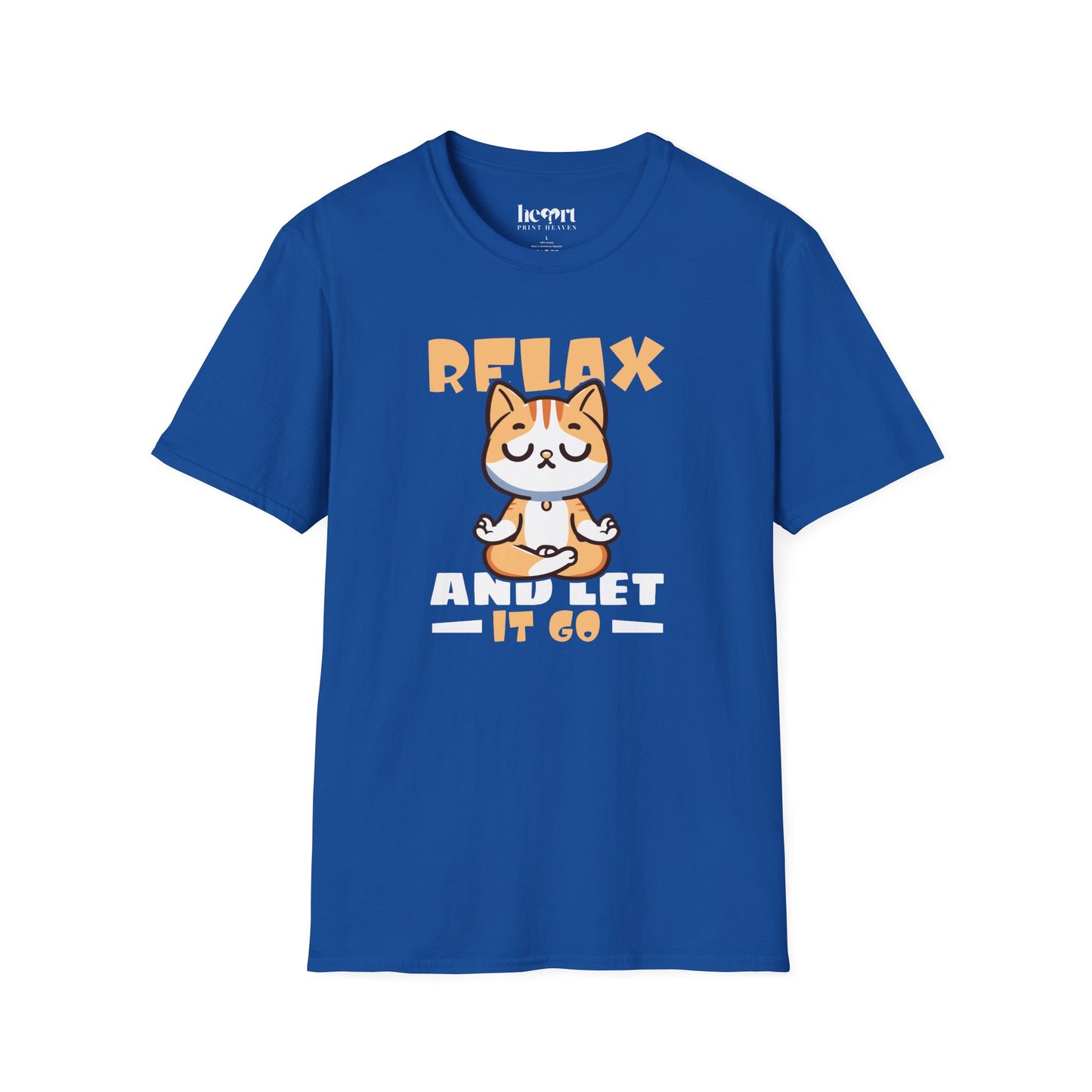 Relax and Let It Go Yoga T-Shirt – Calm and Mindful Apparel for Everyday Peace