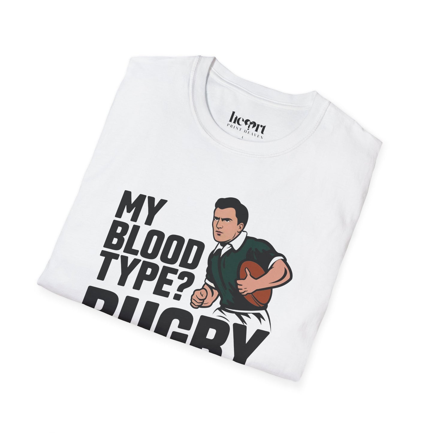 My Blood Type? Rugby Positive T-Shirt 🏉 | Funny Rugby Enthusiast Tee