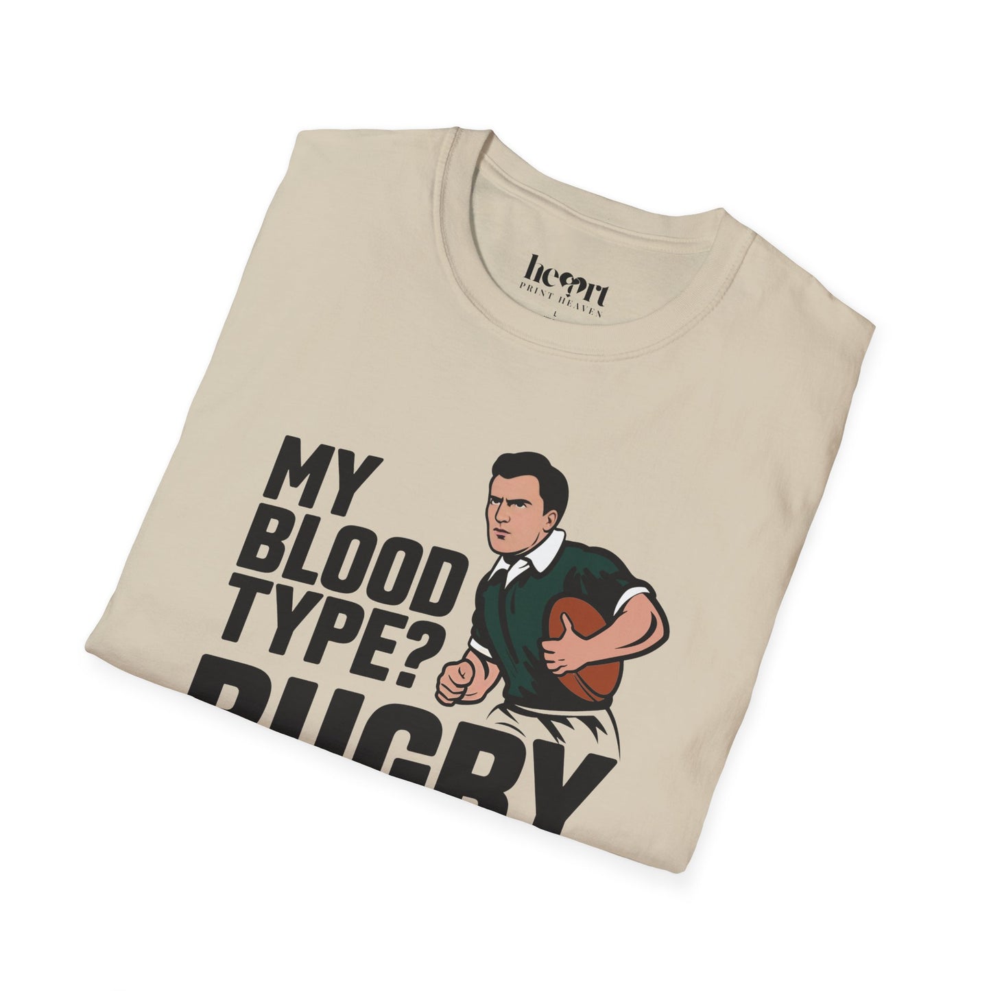 My Blood Type? Rugby Positive T-Shirt 🏉 | Funny Rugby Enthusiast Tee