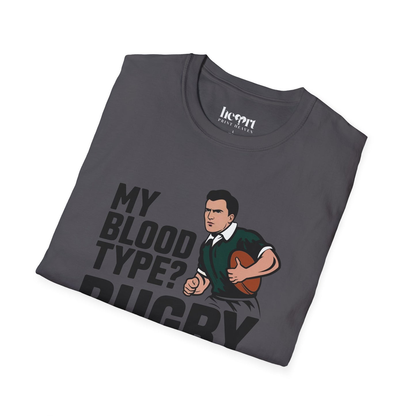 My Blood Type? Rugby Positive T-Shirt 🏉 | Funny Rugby Enthusiast Tee