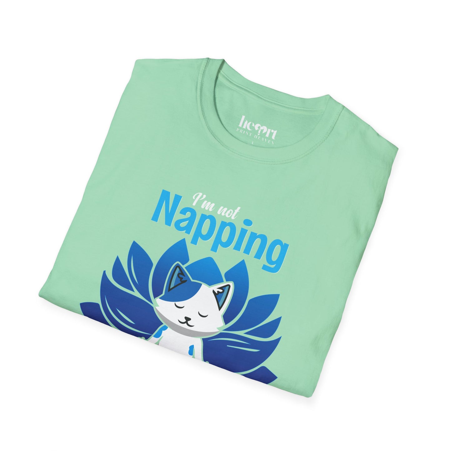 I'm Not Napping, I'm Meditating – Funny Mindfulness T-Shirt 🧘♂️✨