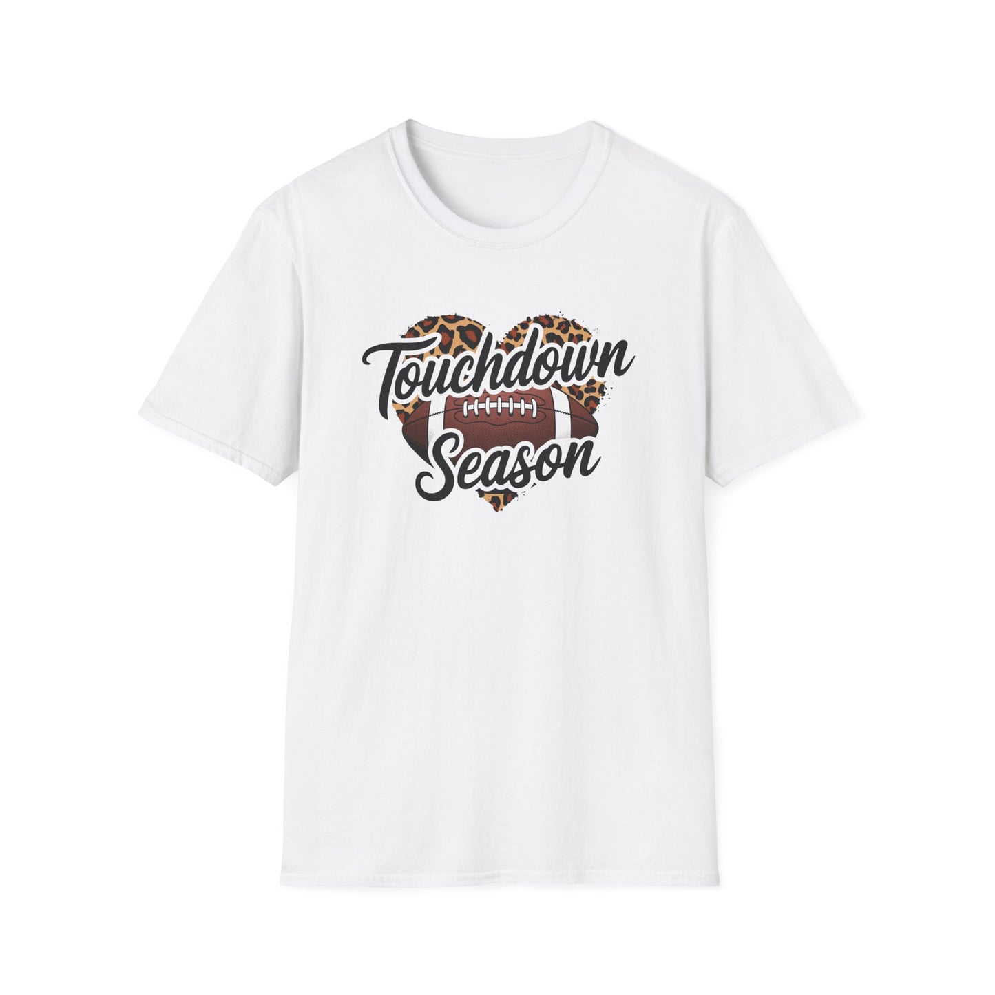 Touchdown Season Football Tee – Sparkle Design for Game Day Fans