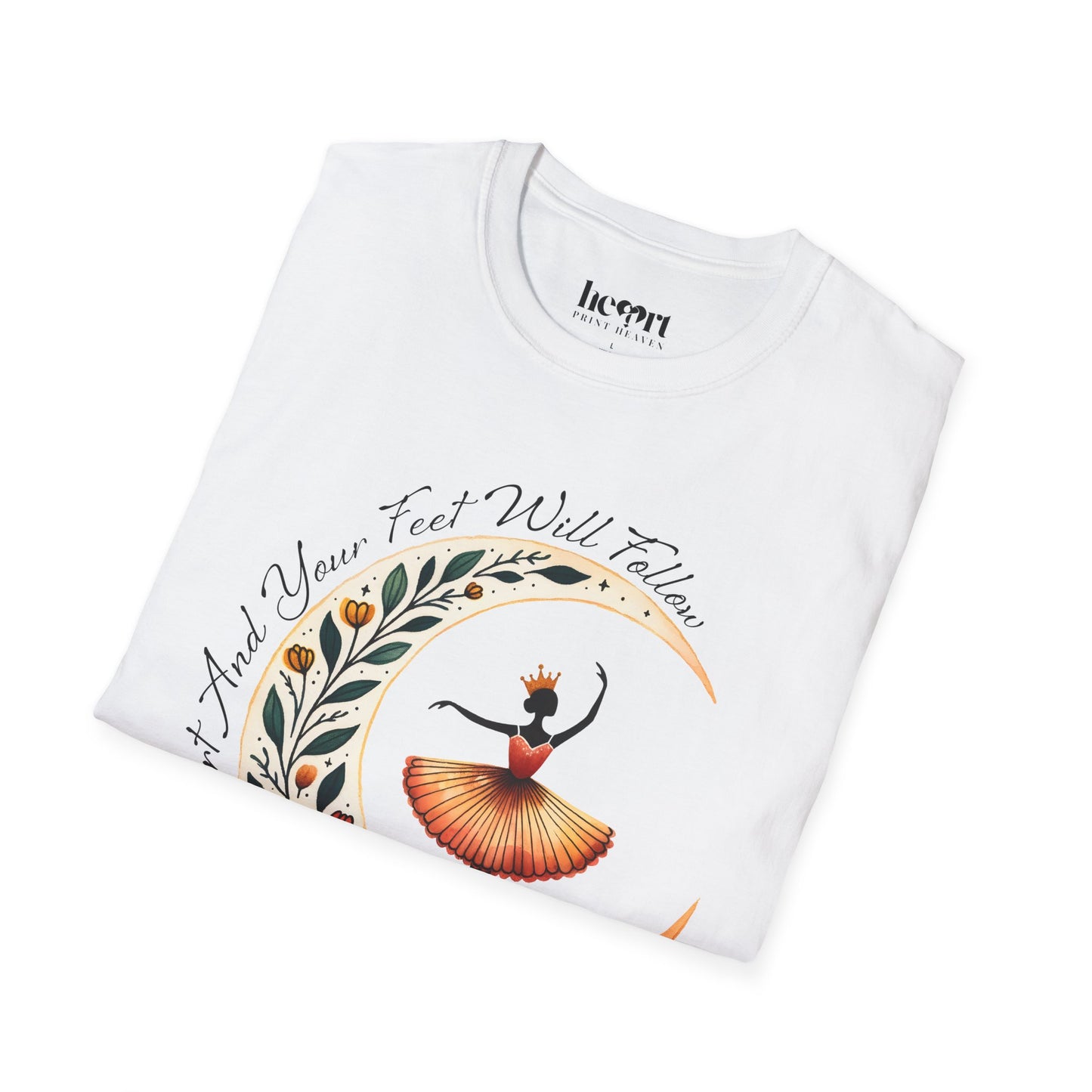 Inspirational 'Dance with Your Heart' T-Shirt – Motivational Dance Apparel for Enthusiasts 💃