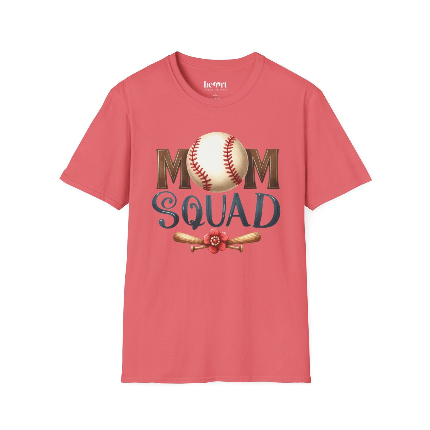 Mom Squad Baseball T-Shirt βΎπΈ β Game Day Tee for Proud Baseball Moms
