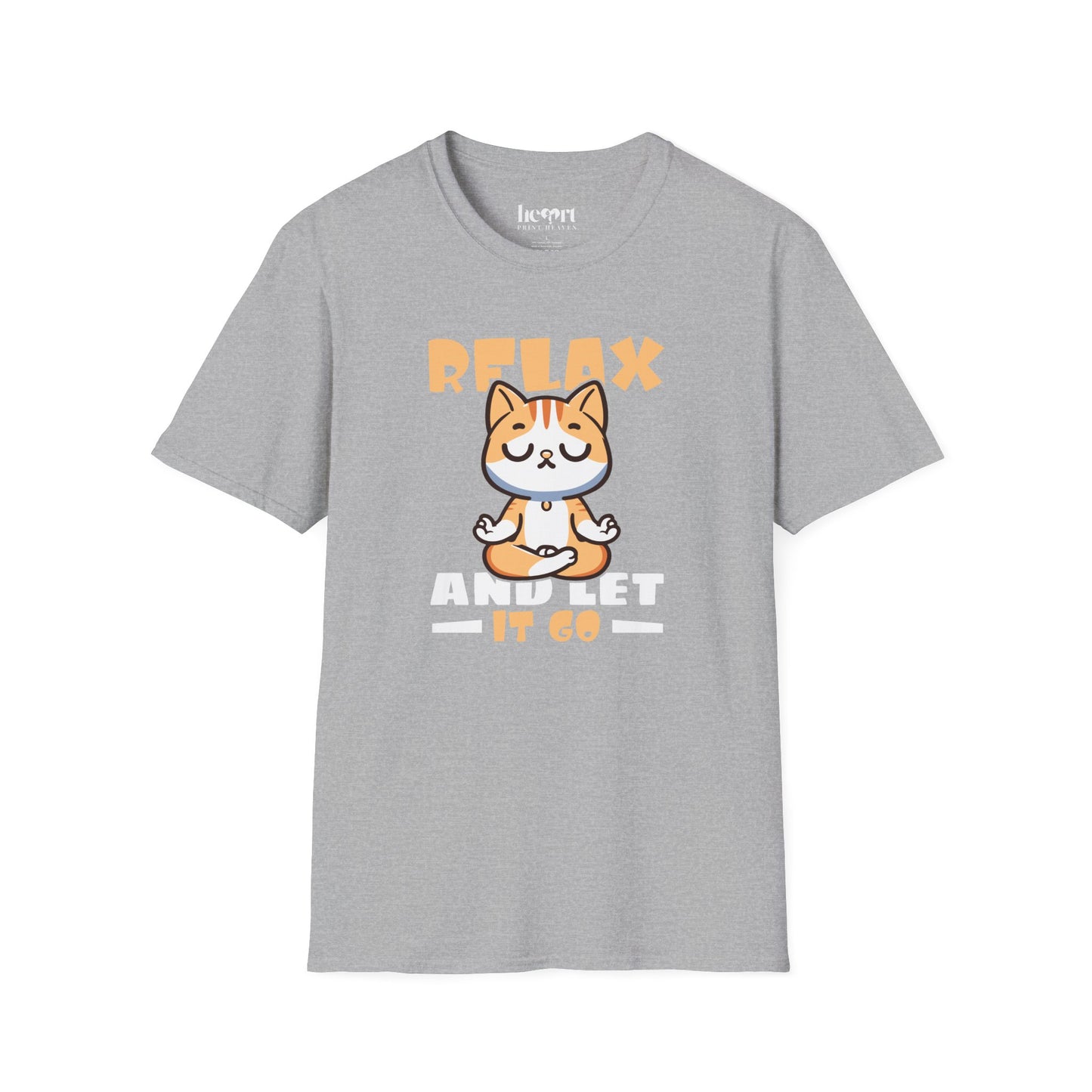 Relax and Let It Go Yoga T-Shirt – Calm and Mindful Apparel for Everyday Peace