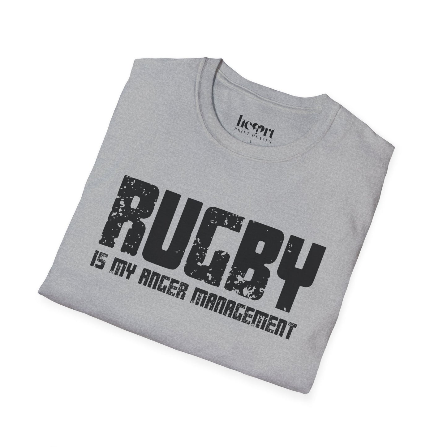 Rugby Is My Anger Management T-Shirt – Funny Rugby Lover's Tee 🏉😂