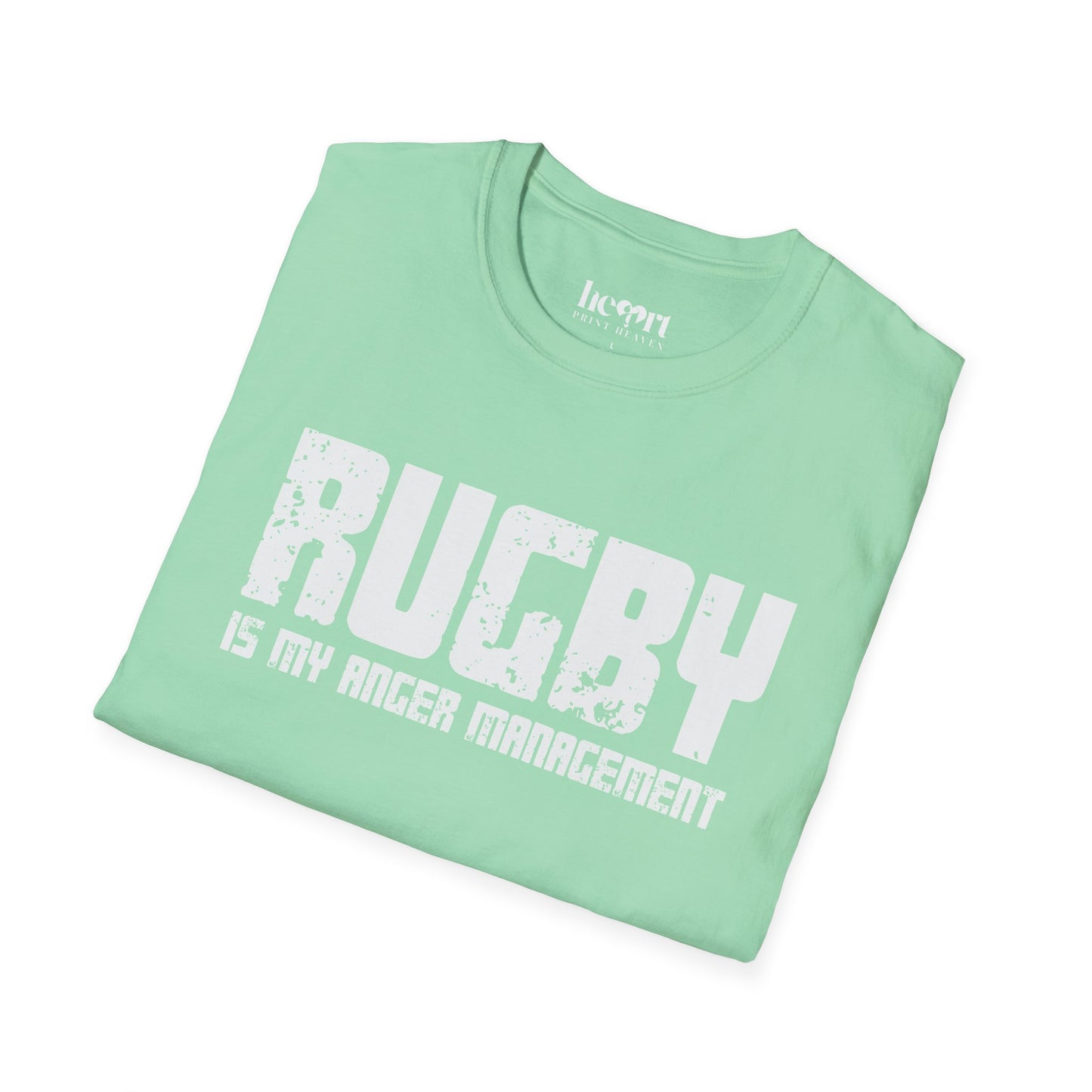 Rugby Is My Anger Management T-Shirt – Funny Rugby Lover's Tee 🏉😂