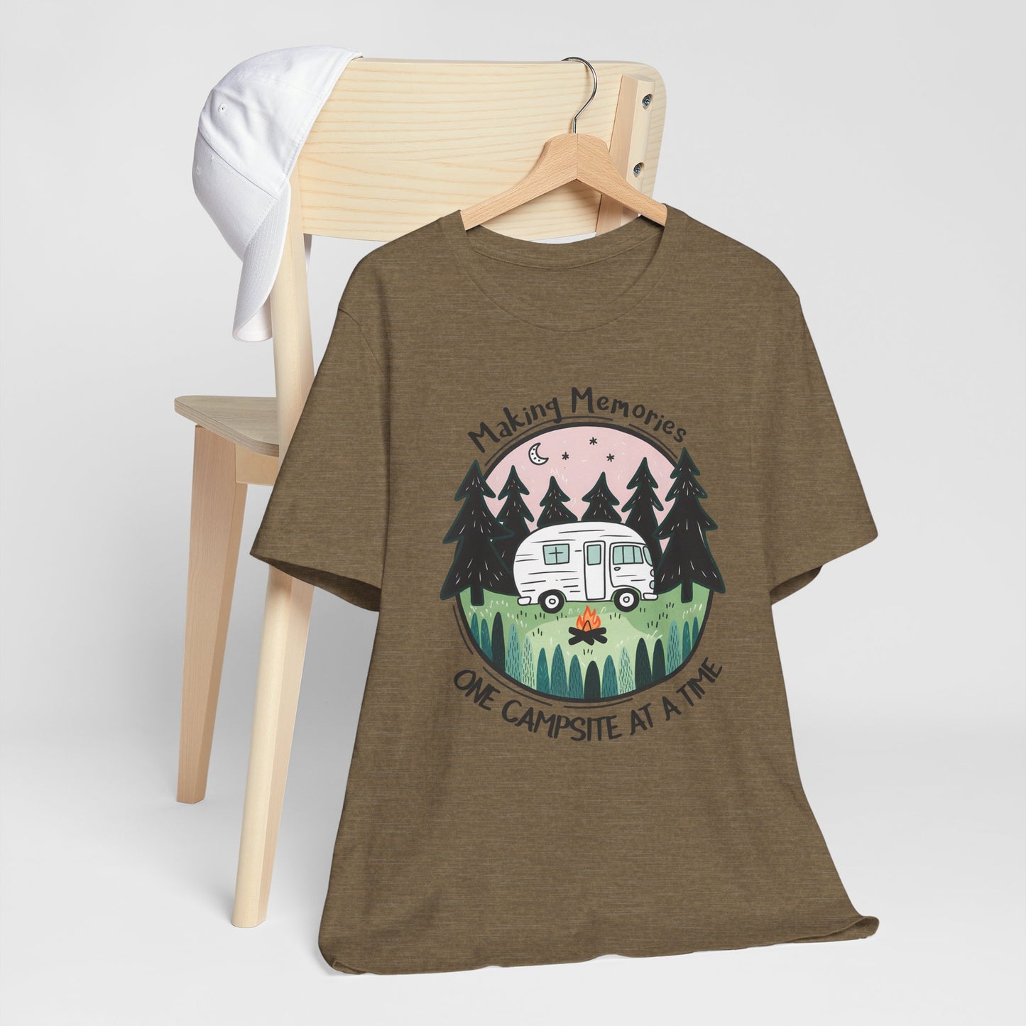 Making Memories One Campsite at a Time – Retro RV Camping Shirt