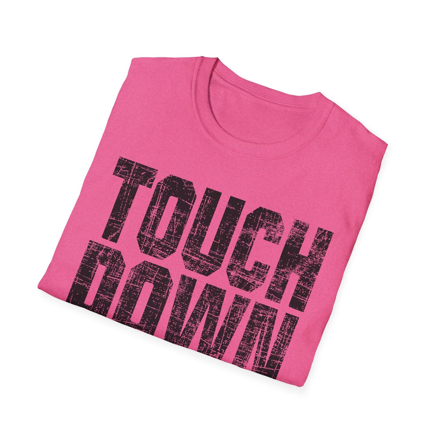 Touch Down Glitter Football T-Shirt – Fun Game Day Tee for Sports Fans