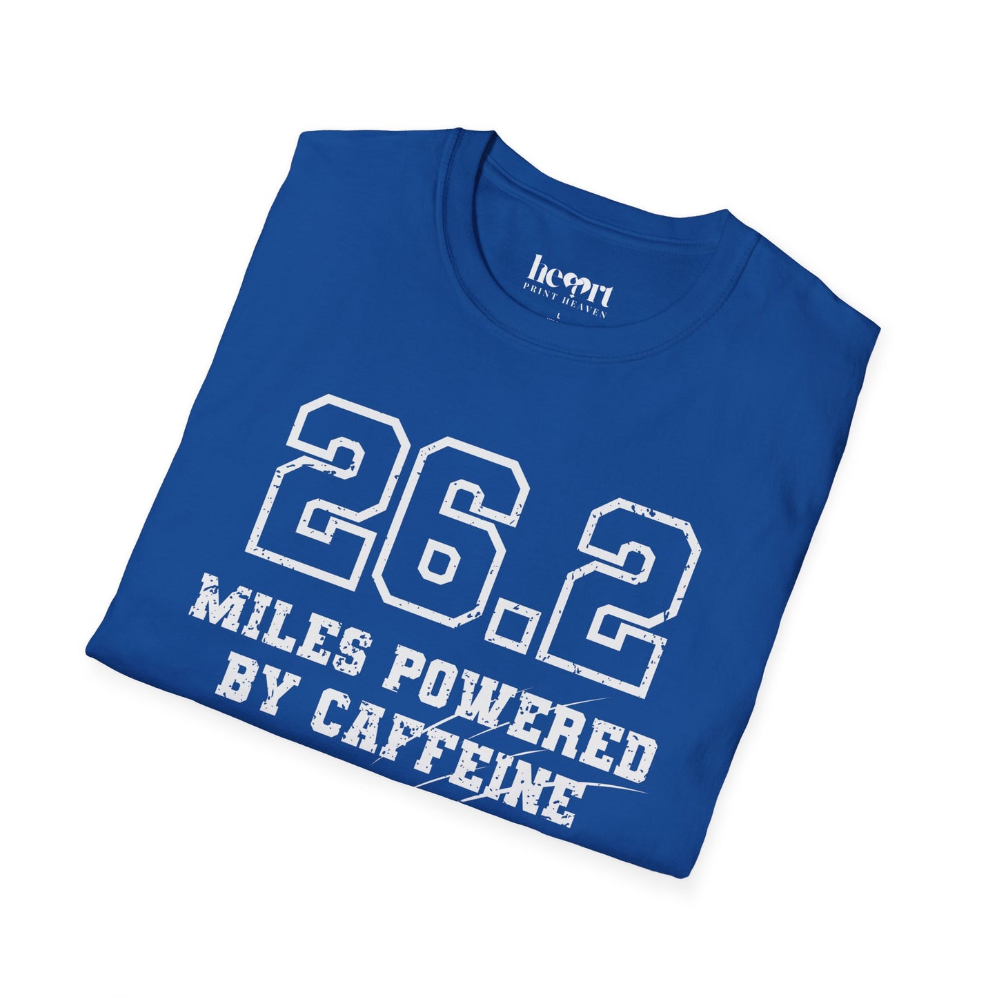 26.2 Miles Powered by Caffeine And Bad Decisions – Funny Marathon Running T-Shirt
