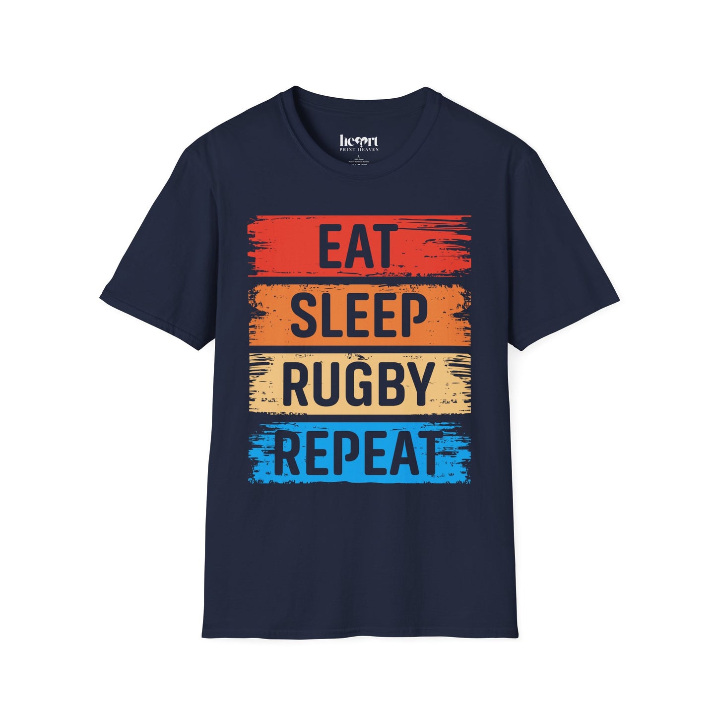 Eat Sleep Rugby Repeat T-Shirt 🏉 | Funny Rugby Gift for Players & Fans