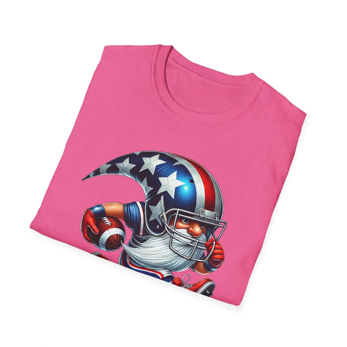 American Flag Gnome Football T‑Shirt – Unisex Fit