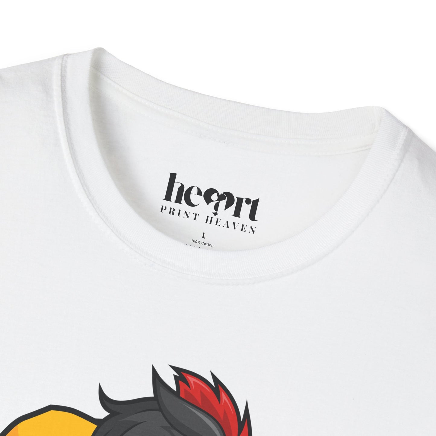 Black Rooster American Football Mascot T-Shirt – Bold Sports Tee for Fans and Teams 🏈