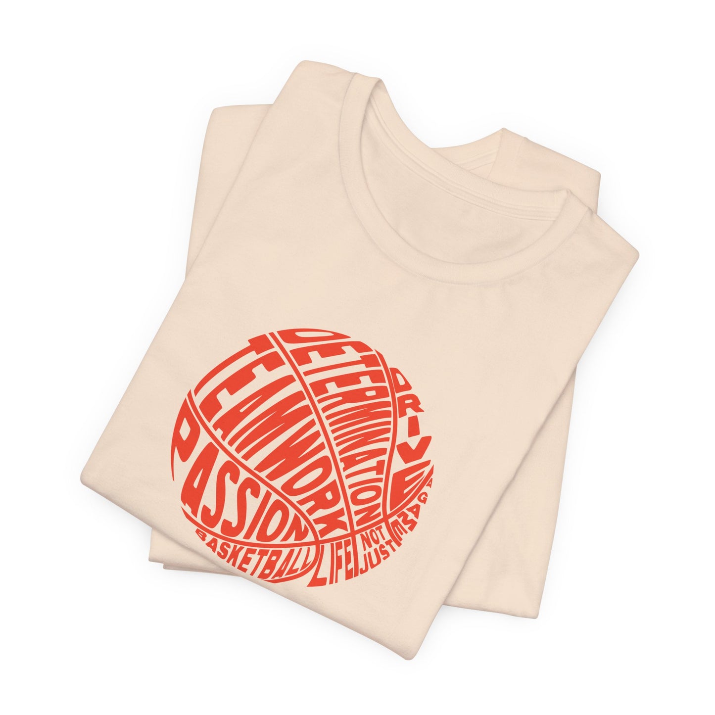 Kld-Basketball-Life Lettering Basketball T-shirt