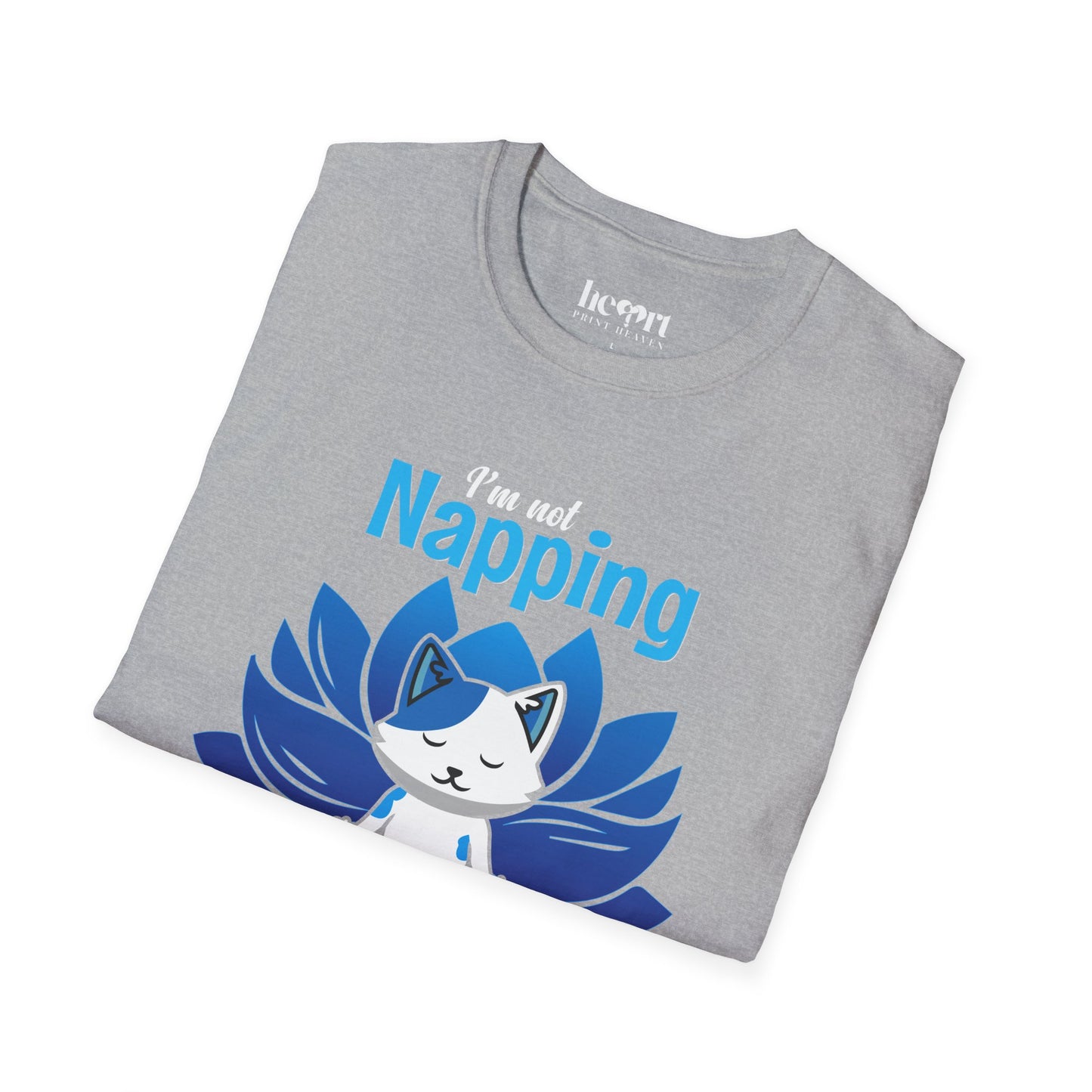 I'm Not Napping, I'm Meditating – Funny Mindfulness T-Shirt 🧘♂️✨