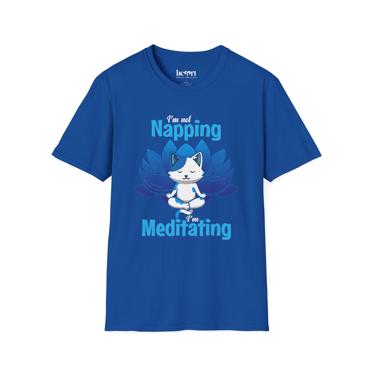 I'm Not Napping, I'm Meditating – Funny Mindfulness T-Shirt 🧘♂️✨