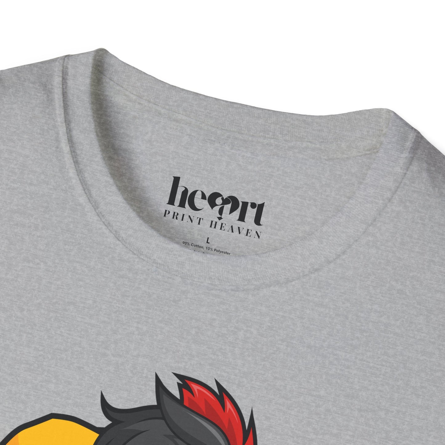 Black Rooster American Football Mascot T-Shirt – Bold Sports Tee for Fans and Teams 🏈
