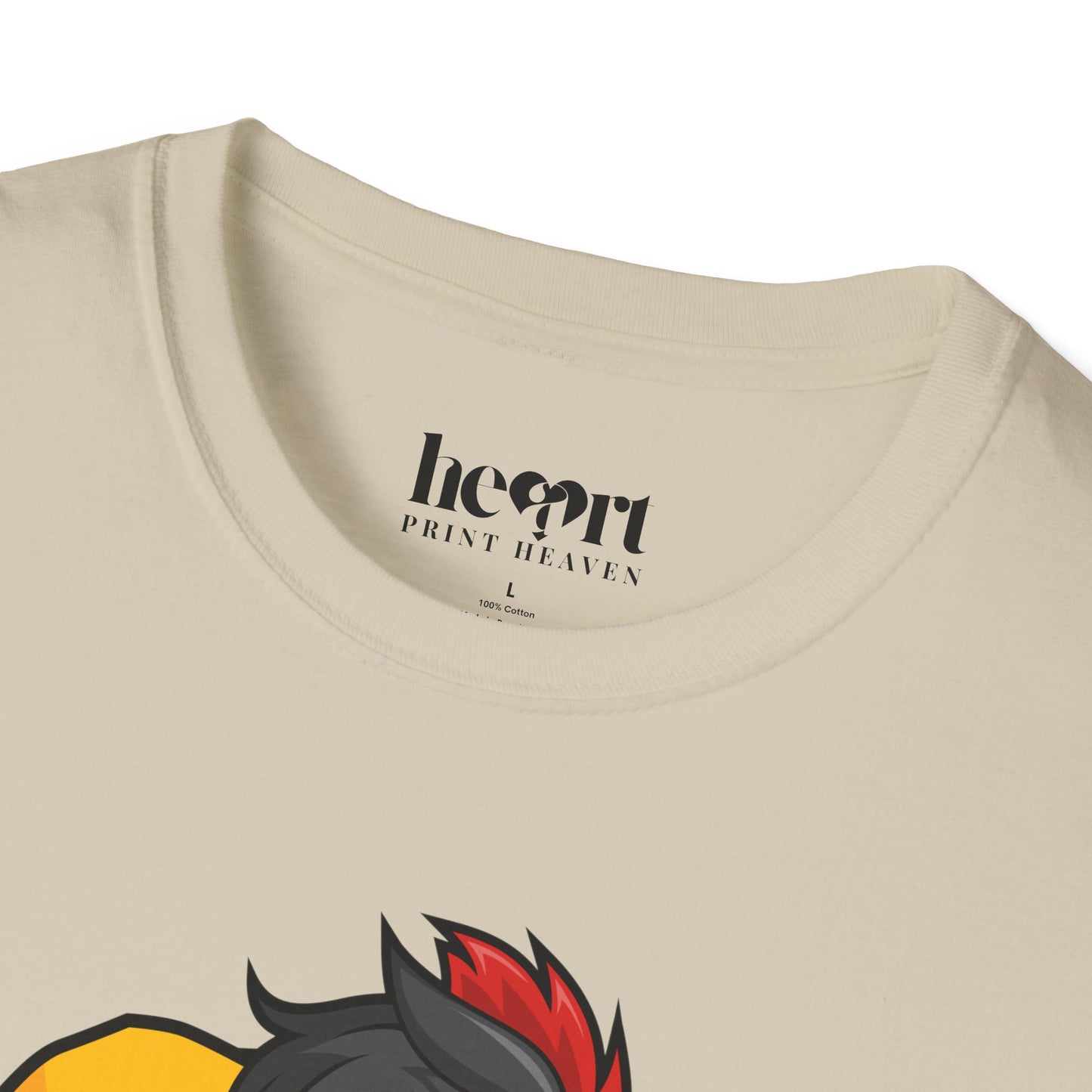 Black Rooster American Football Mascot T-Shirt – Bold Sports Tee for Fans and Teams 🏈