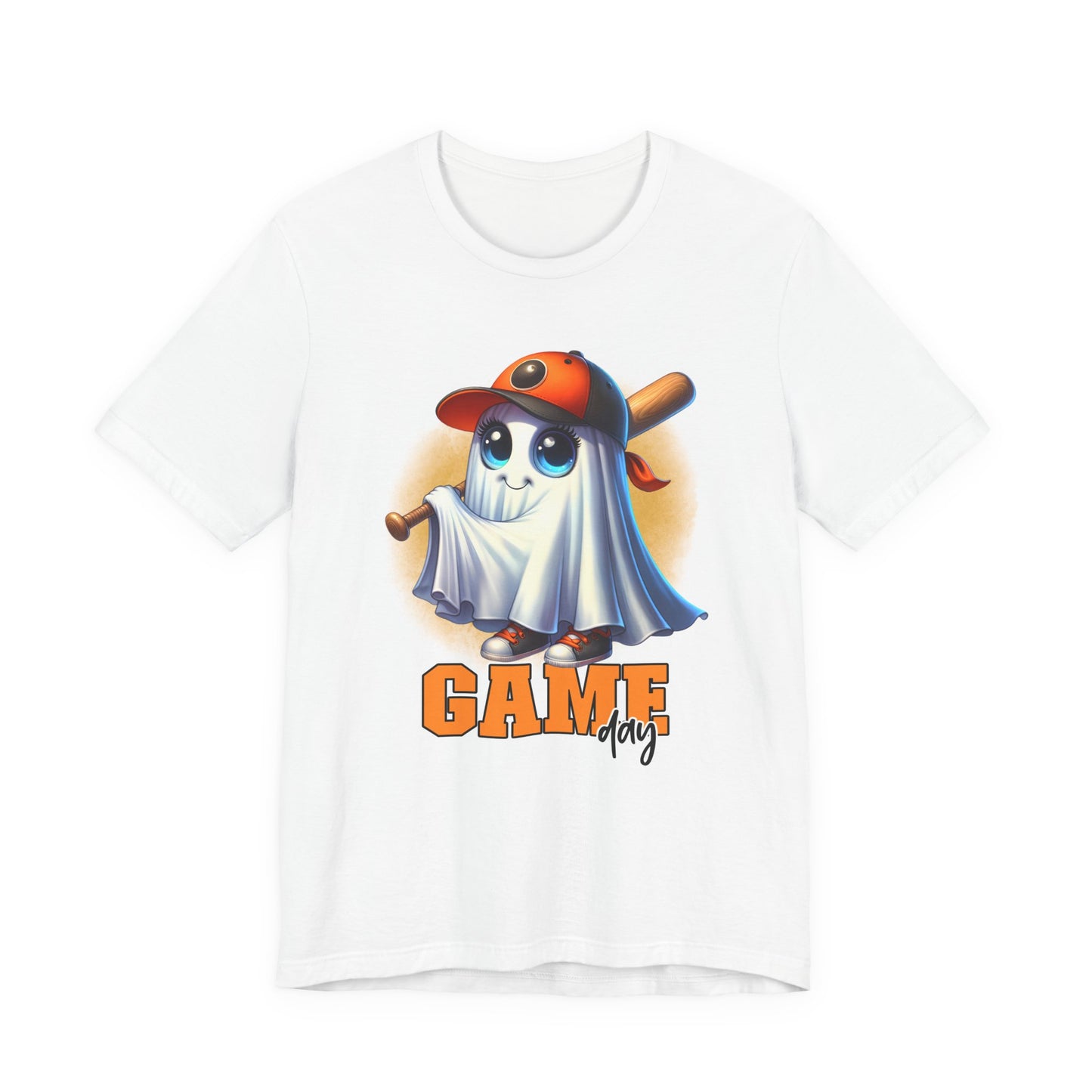 Game Day Cute Baby Ghost Baseball T-shirt
