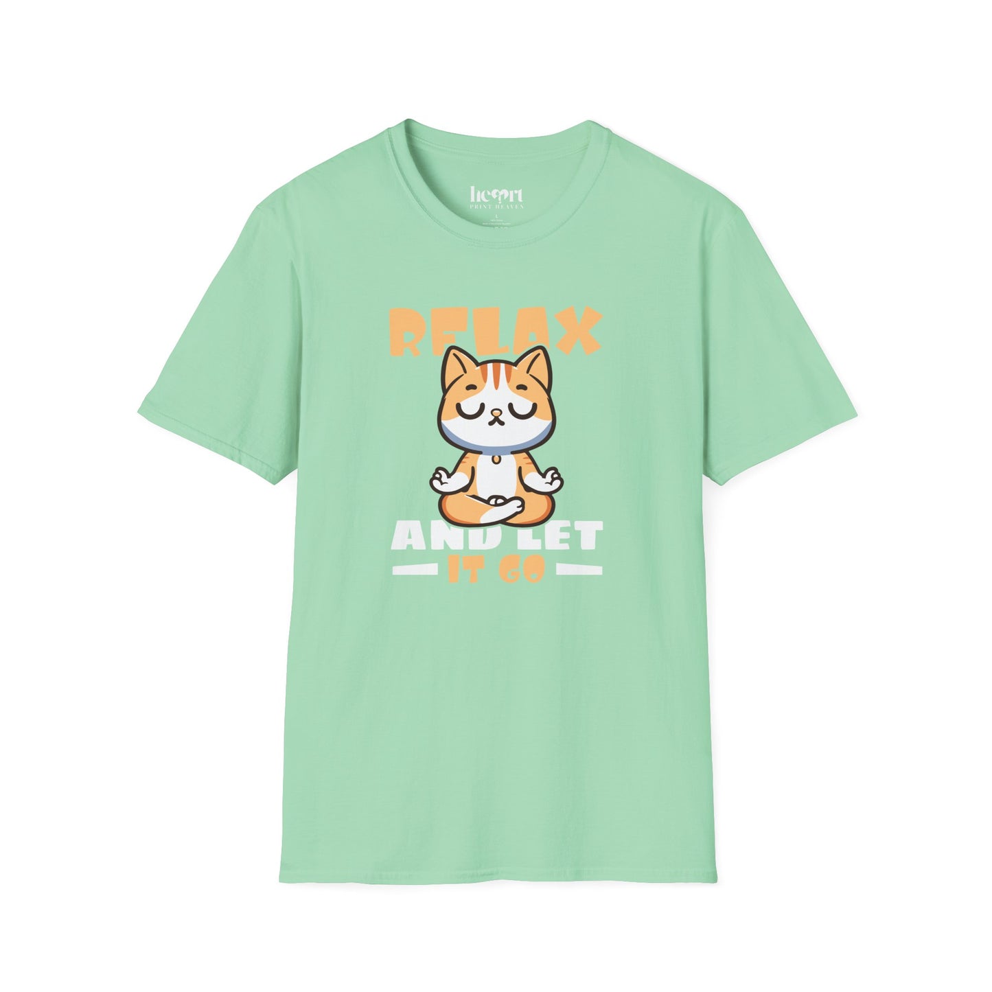 Relax and Let It Go Yoga T-Shirt – Calm and Mindful Apparel for Everyday Peace