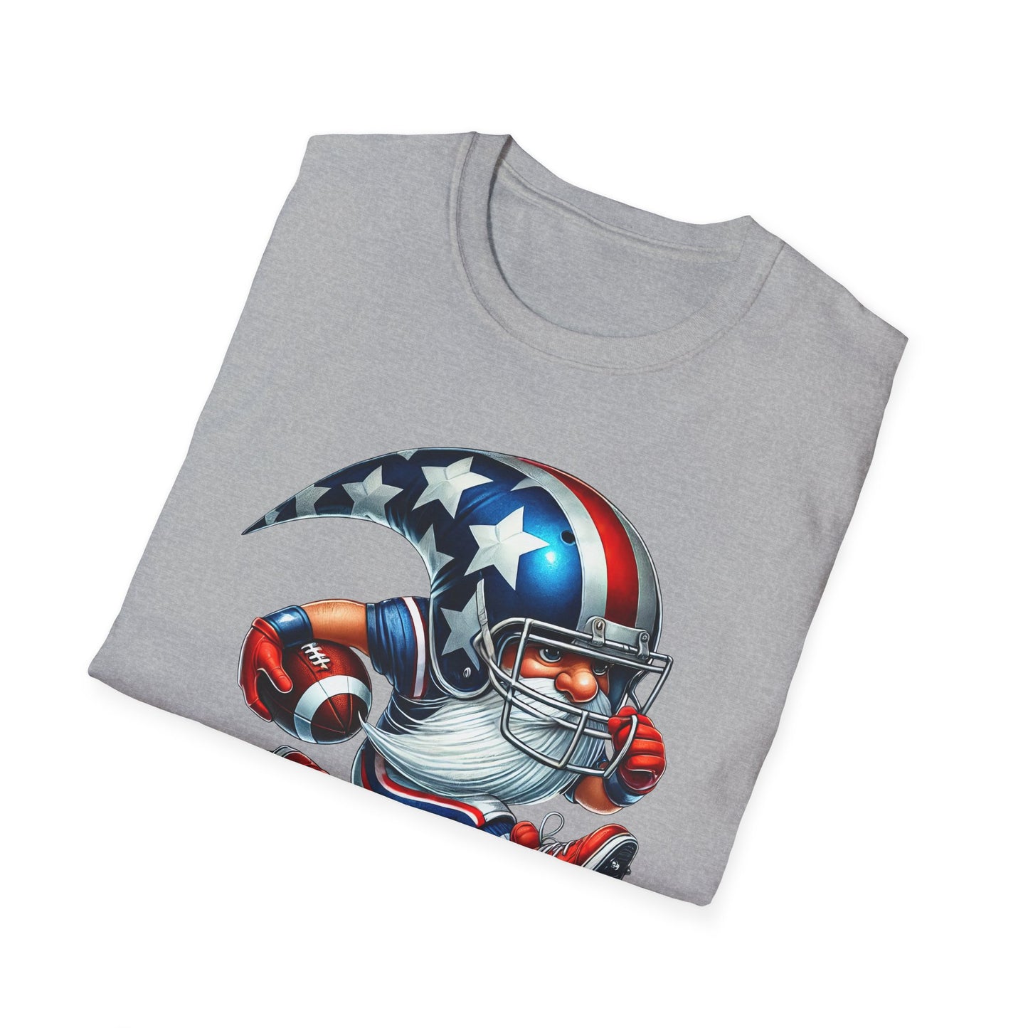 American Flag Gnome Football T‑Shirt – Unisex Fit