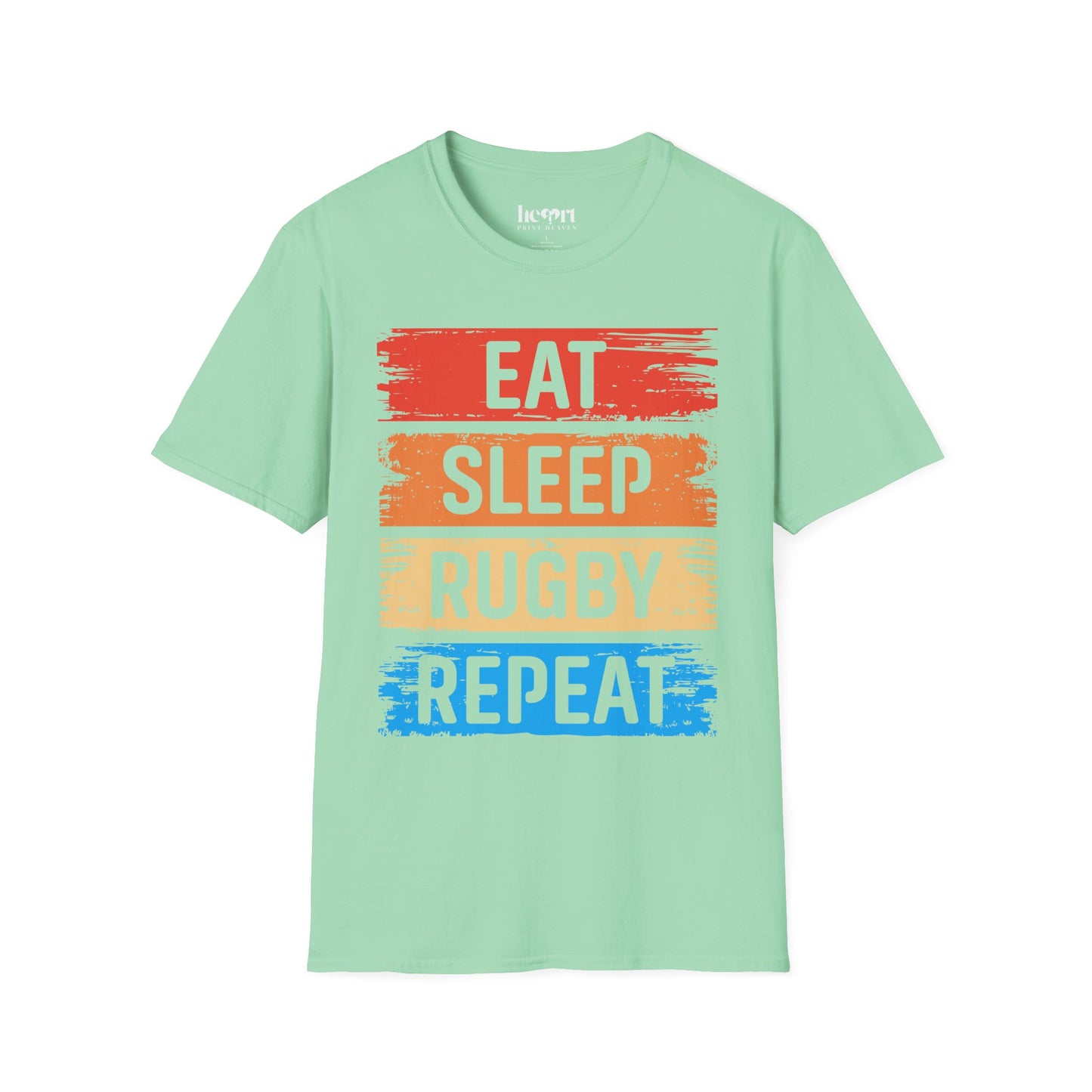 Eat Sleep Rugby Repeat T-Shirt 🏉 | Funny Rugby Gift for Players & Fans