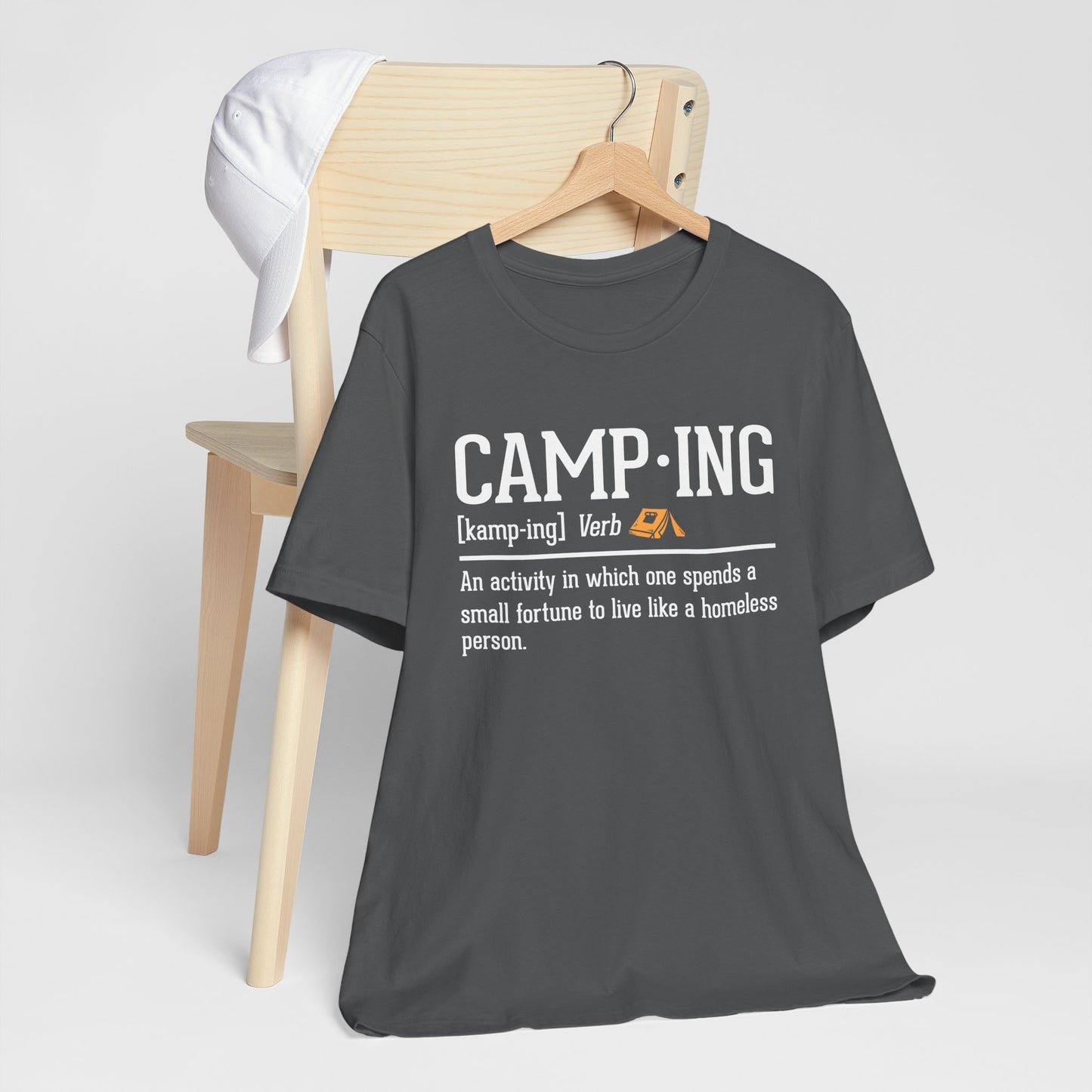 Funny Camping Definition Shirt – Sarcastic Outdoor Tee