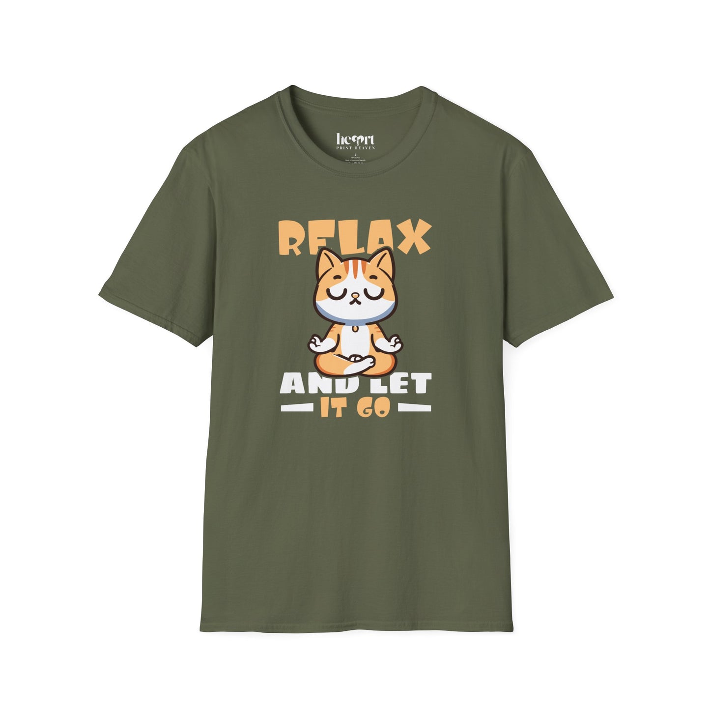 Relax and Let It Go Yoga T-Shirt – Calm and Mindful Apparel for Everyday Peace