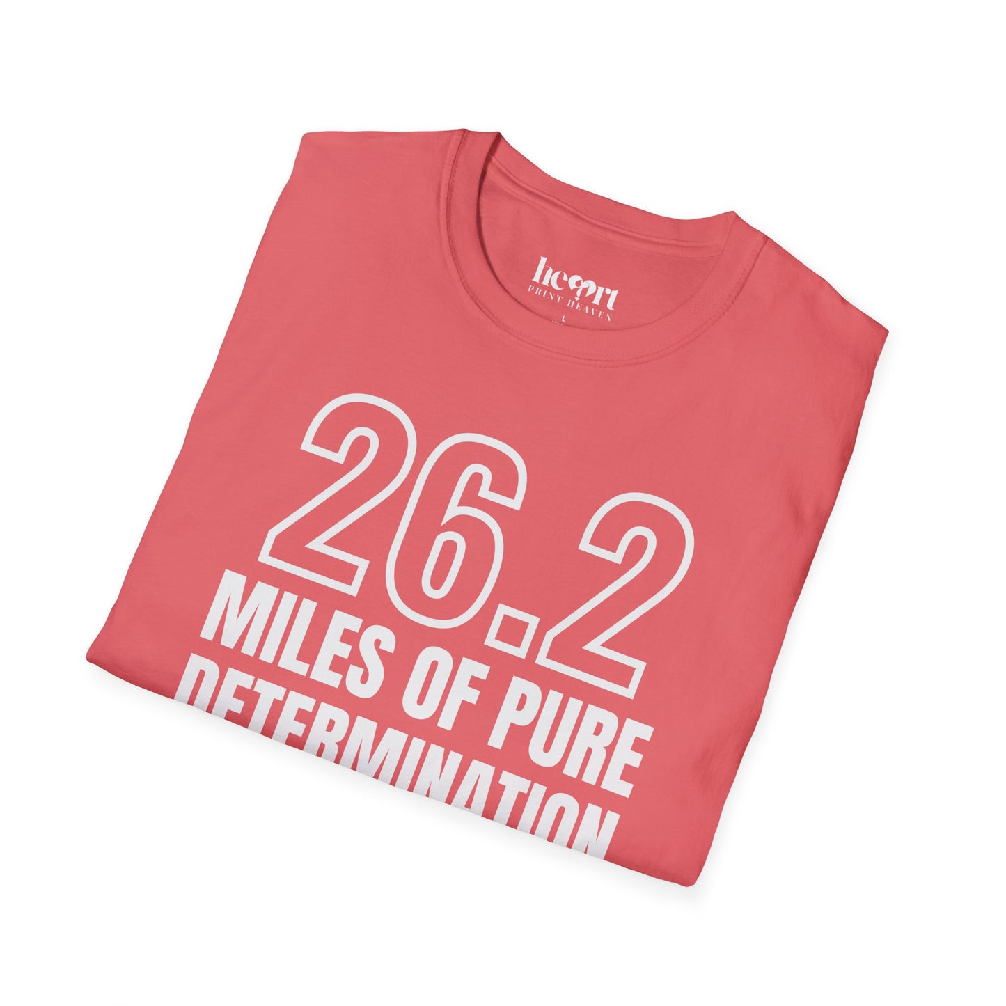 26.2 Miles of Pure Determination And Snacks – Funny Marathon Running T-Shirt