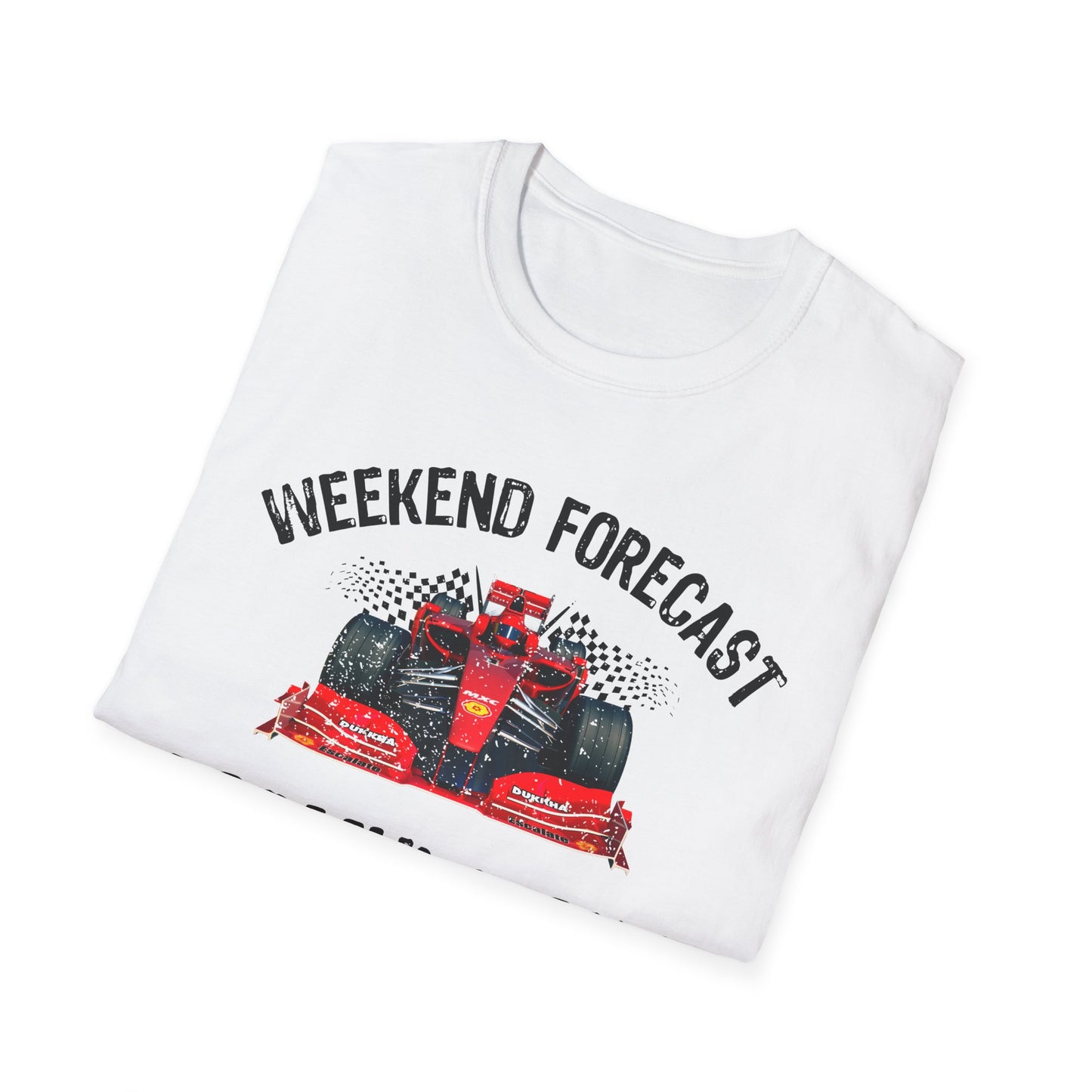 Formula 1 Weekend Forecast T-Shirt – F1 Racing & Drinking Shirt for Motorsport Fans
