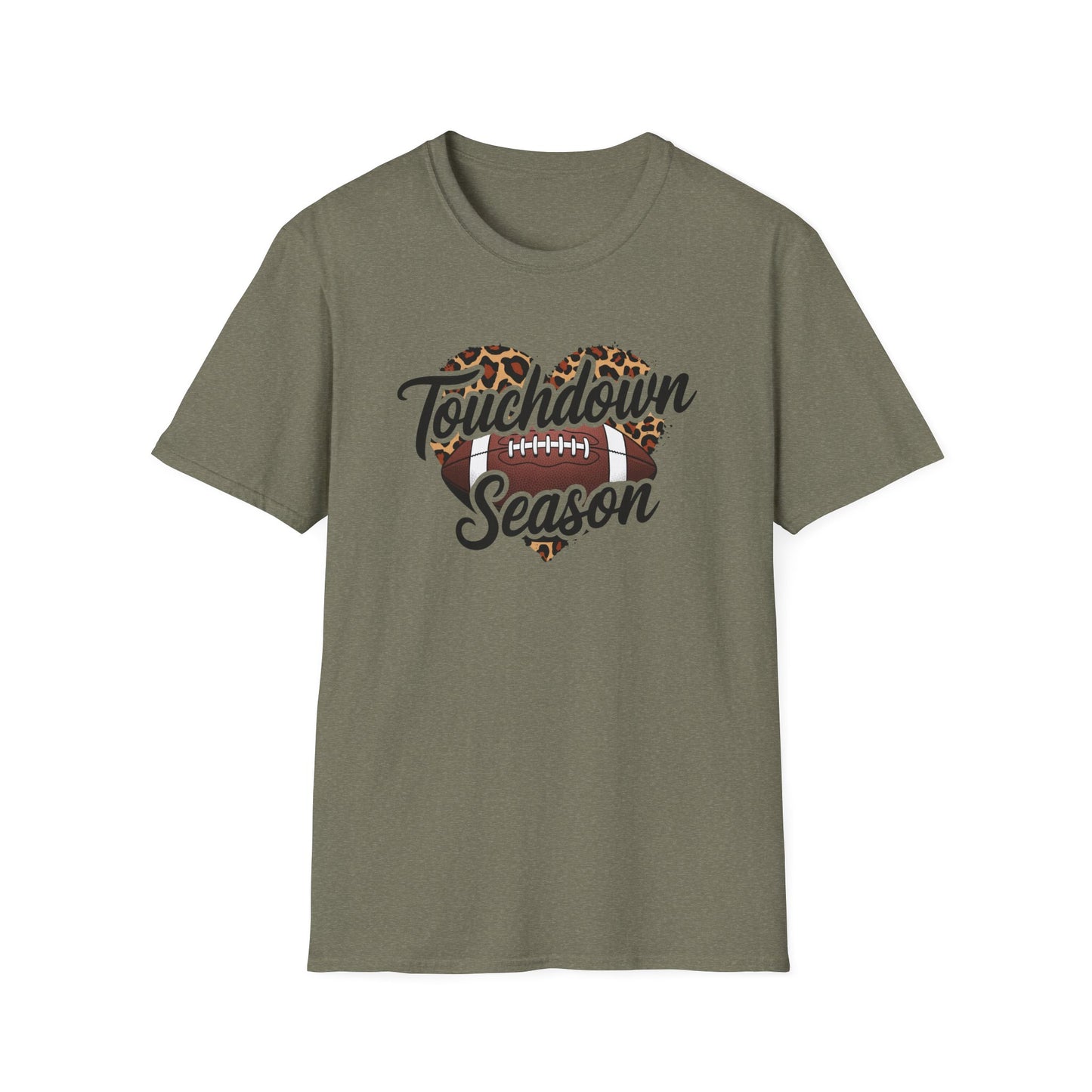 Touchdown Season Football Tee – Sparkle Design for Game Day Fans