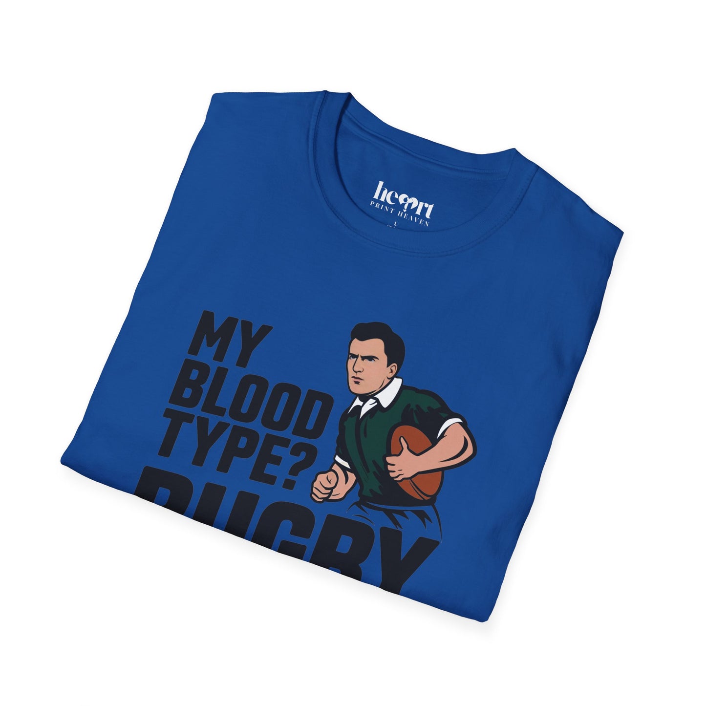 My Blood Type? Rugby Positive T-Shirt 🏉 | Funny Rugby Enthusiast Tee