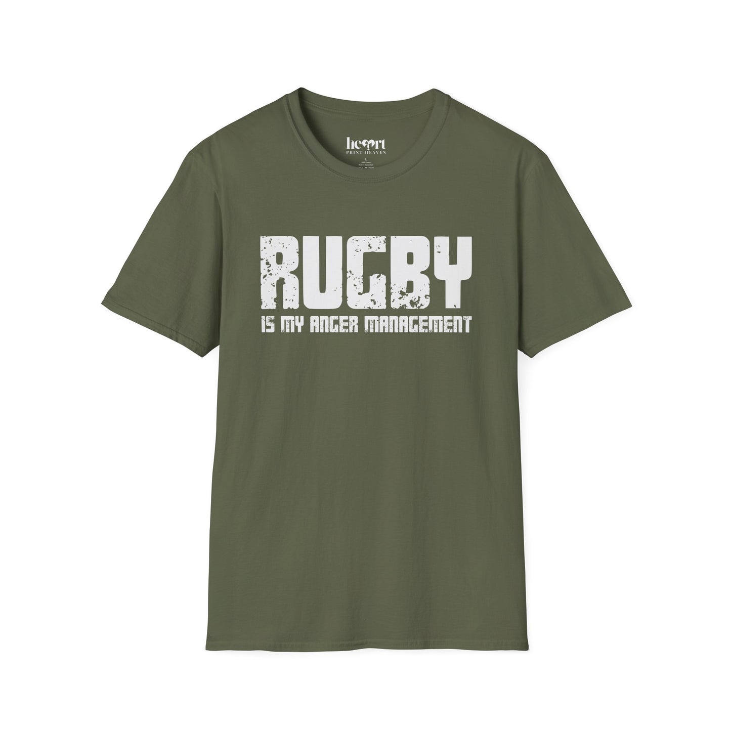 Rugby Is My Anger Management T-Shirt – Funny Rugby Lover's Tee 🏉😂