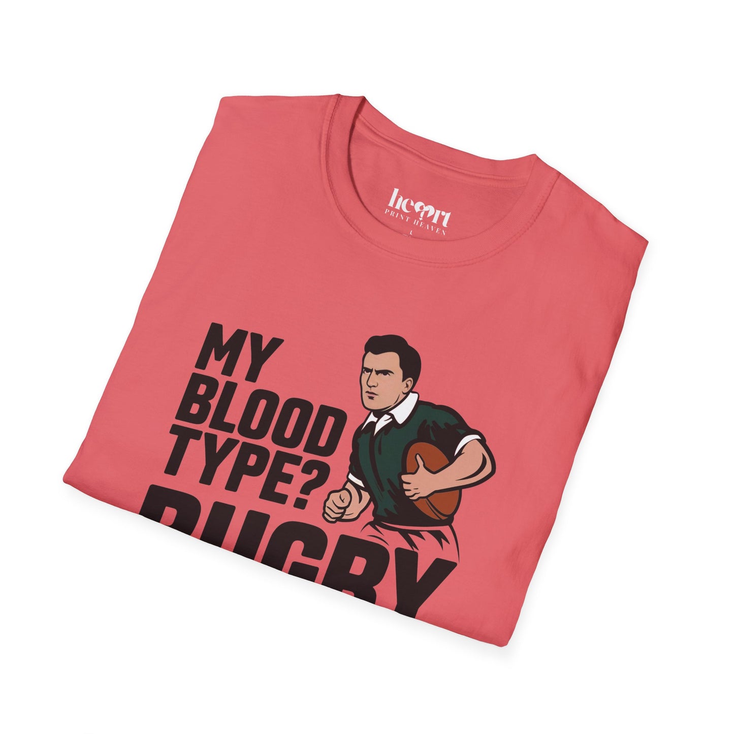 My Blood Type? Rugby Positive T-Shirt 🏉 | Funny Rugby Enthusiast Tee