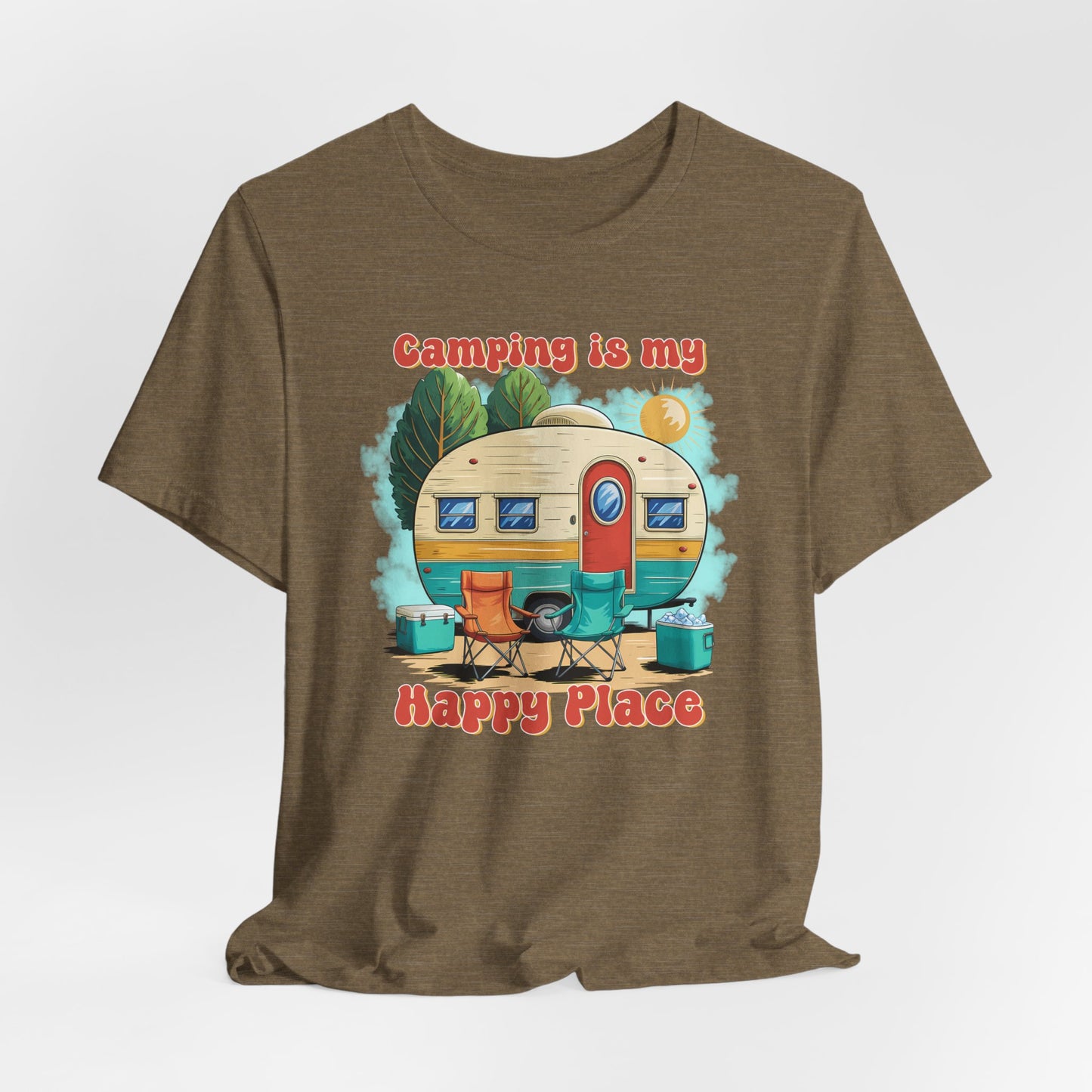 Camping is My Happy Place T-Shirt