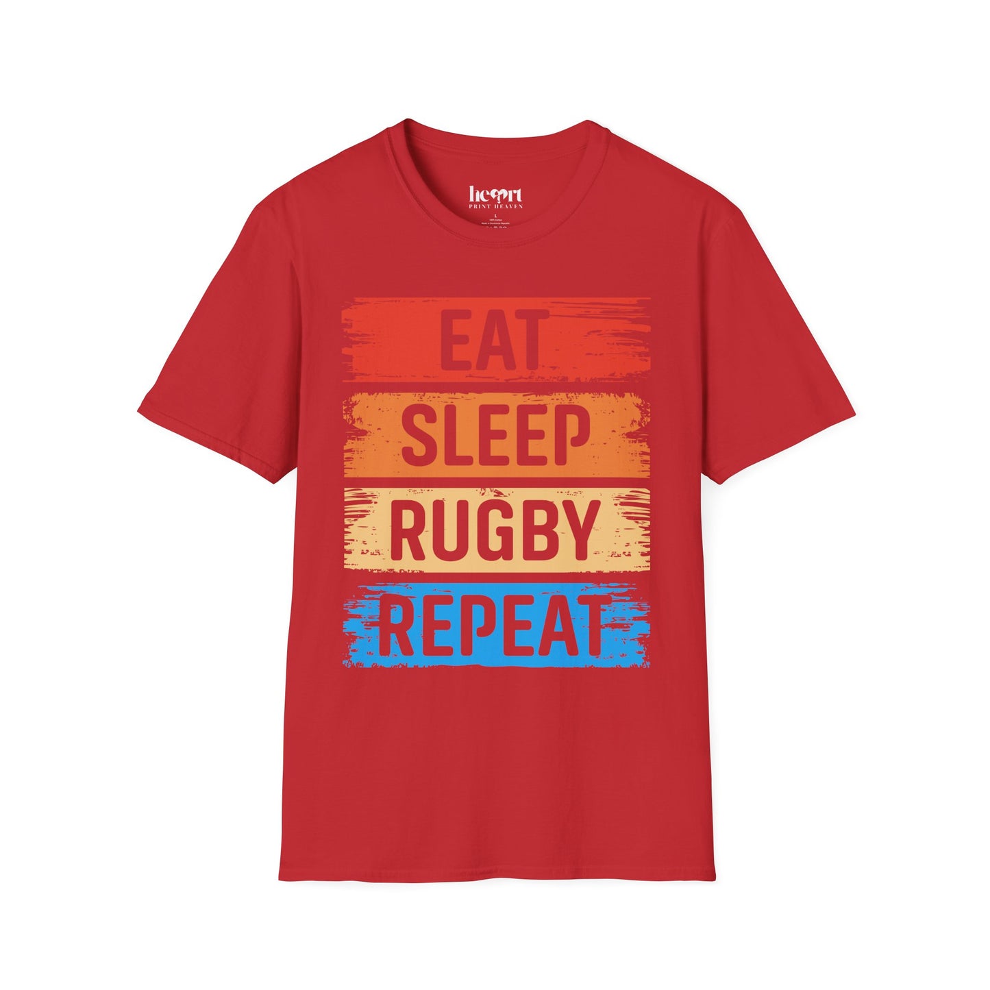 Eat Sleep Rugby Repeat T-Shirt 🏉 | Funny Rugby Gift for Players & Fans