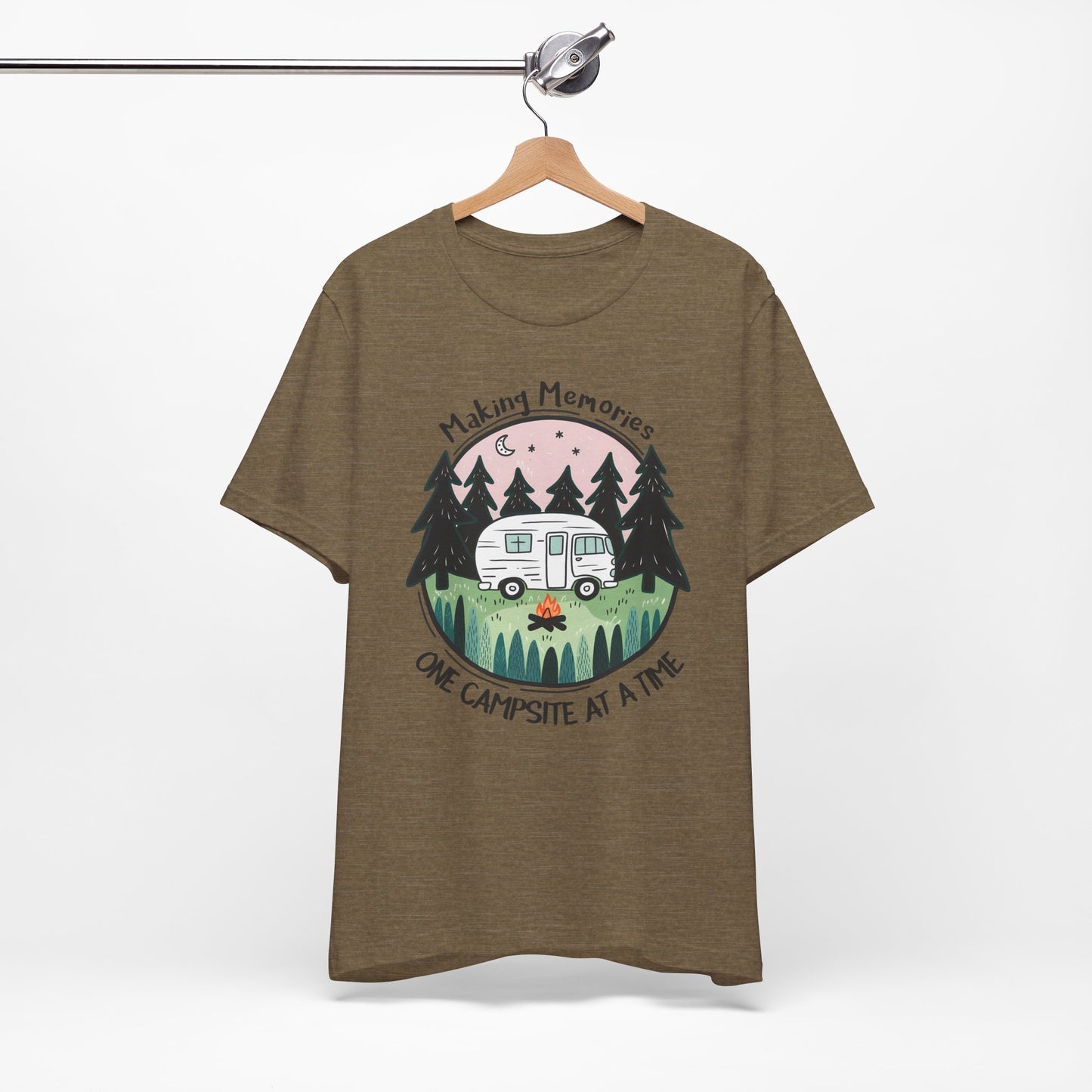 Making Memories One Campsite at a Time – Retro RV Camping Shirt