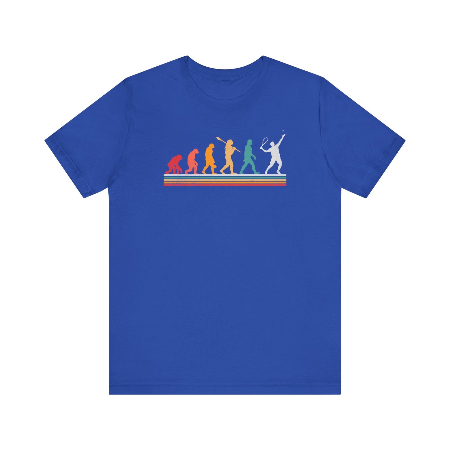 Evolution -Playing-Tennis-T-Shirt