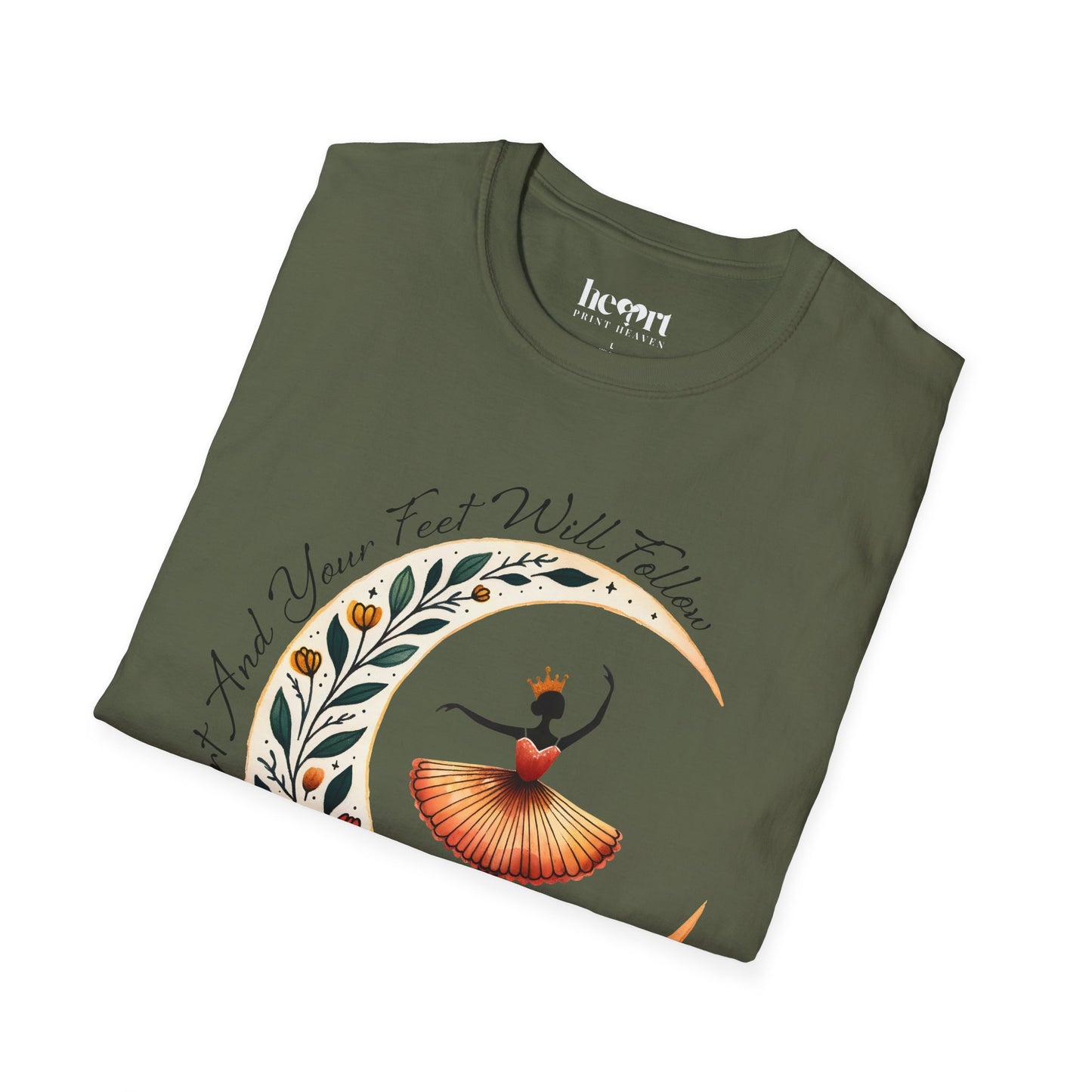 Inspirational 'Dance with Your Heart' T-Shirt – Motivational Dance Apparel for Enthusiasts 💃