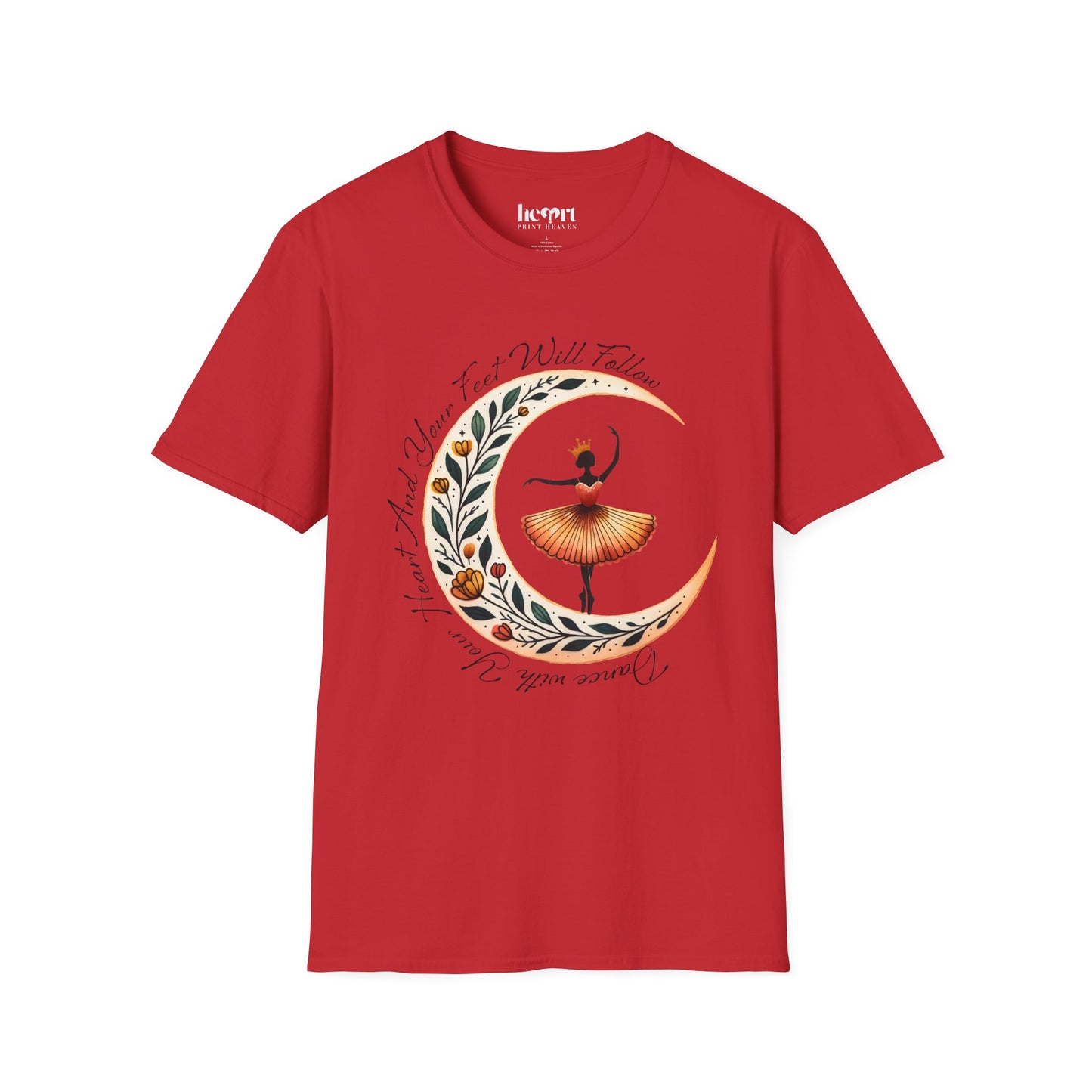 Inspirational 'Dance with Your Heart' T-Shirt – Motivational Dance Apparel for Enthusiasts 💃