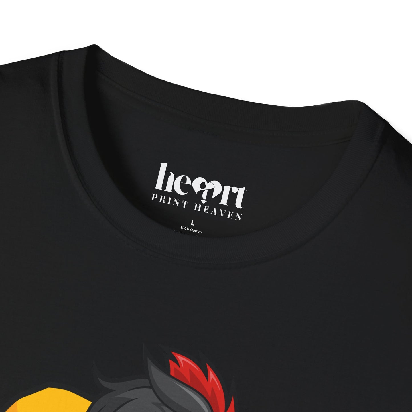 Black Rooster American Football Mascot T-Shirt – Bold Sports Tee for Fans and Teams 🏈