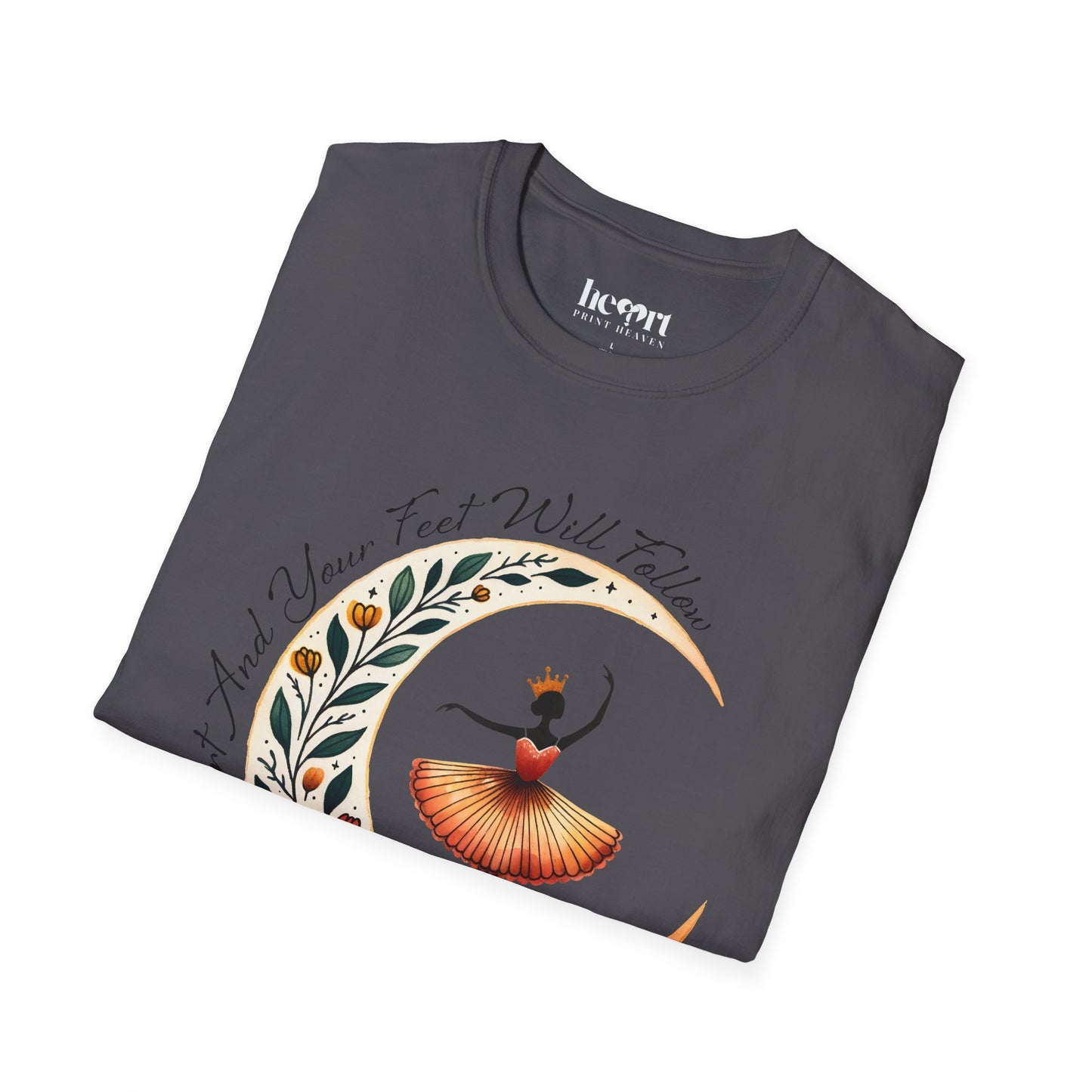 Inspirational 'Dance with Your Heart' T-Shirt – Motivational Dance Apparel for Enthusiasts 💃